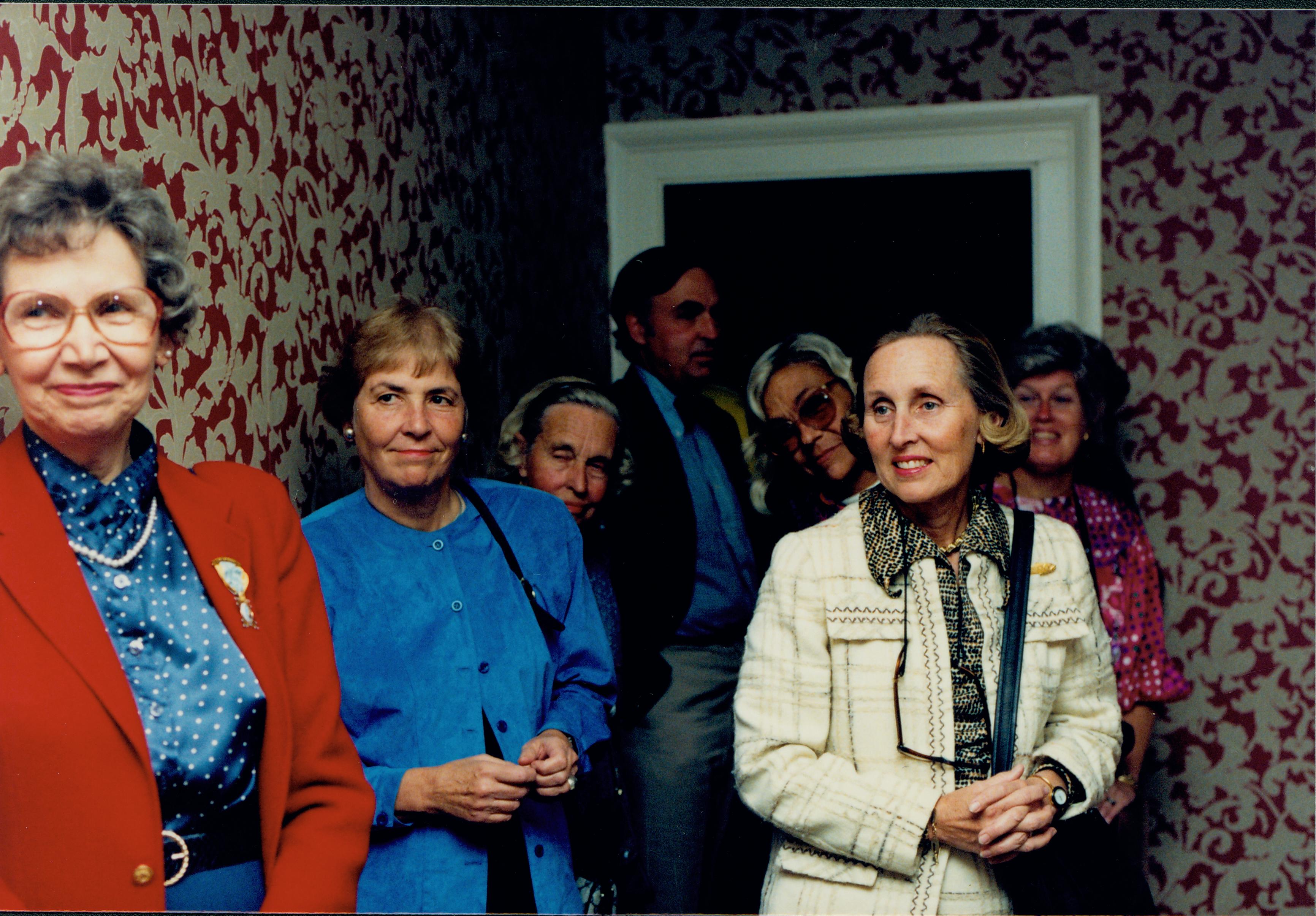 NA Visitors on tour of LIHO soon after reopening of the Home. Interpretation