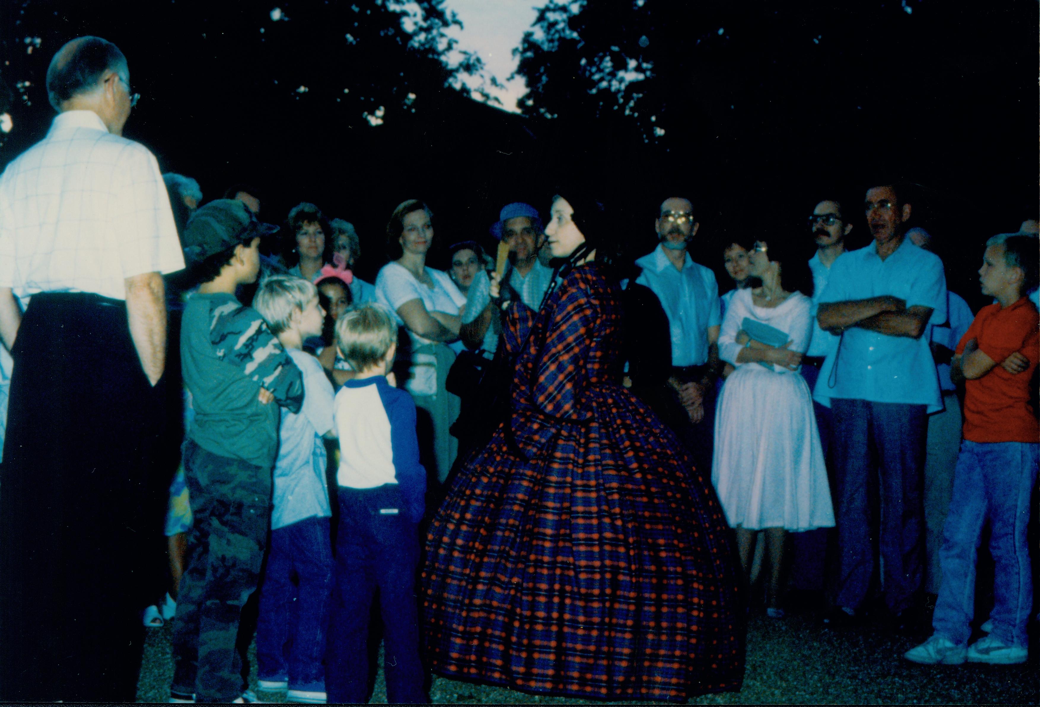 NA Tour given by Judy Winkelman in costume Interpretation, Twilight, Tours