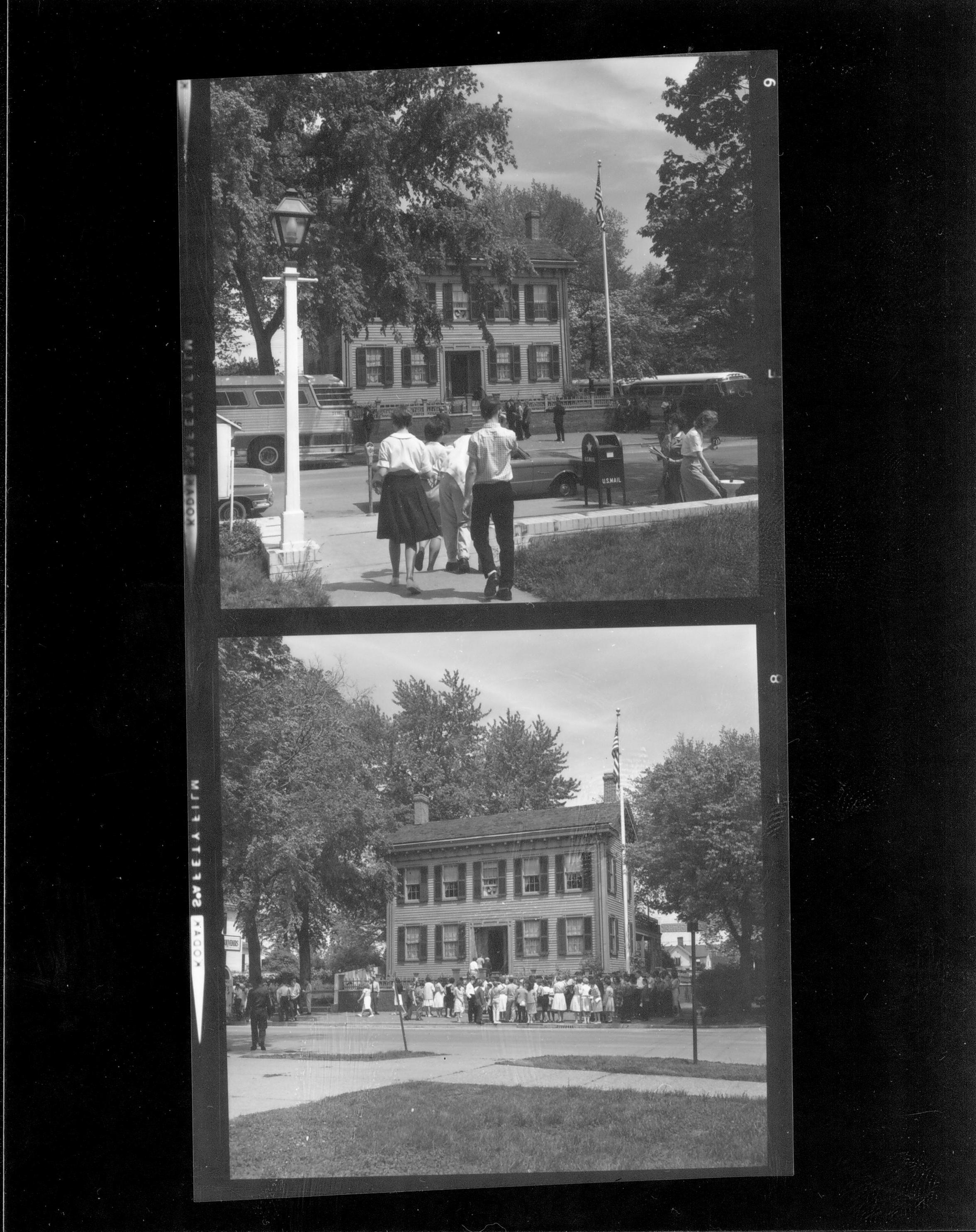 State - Front of Lincoln Home Interpretation, Tours, Visitation