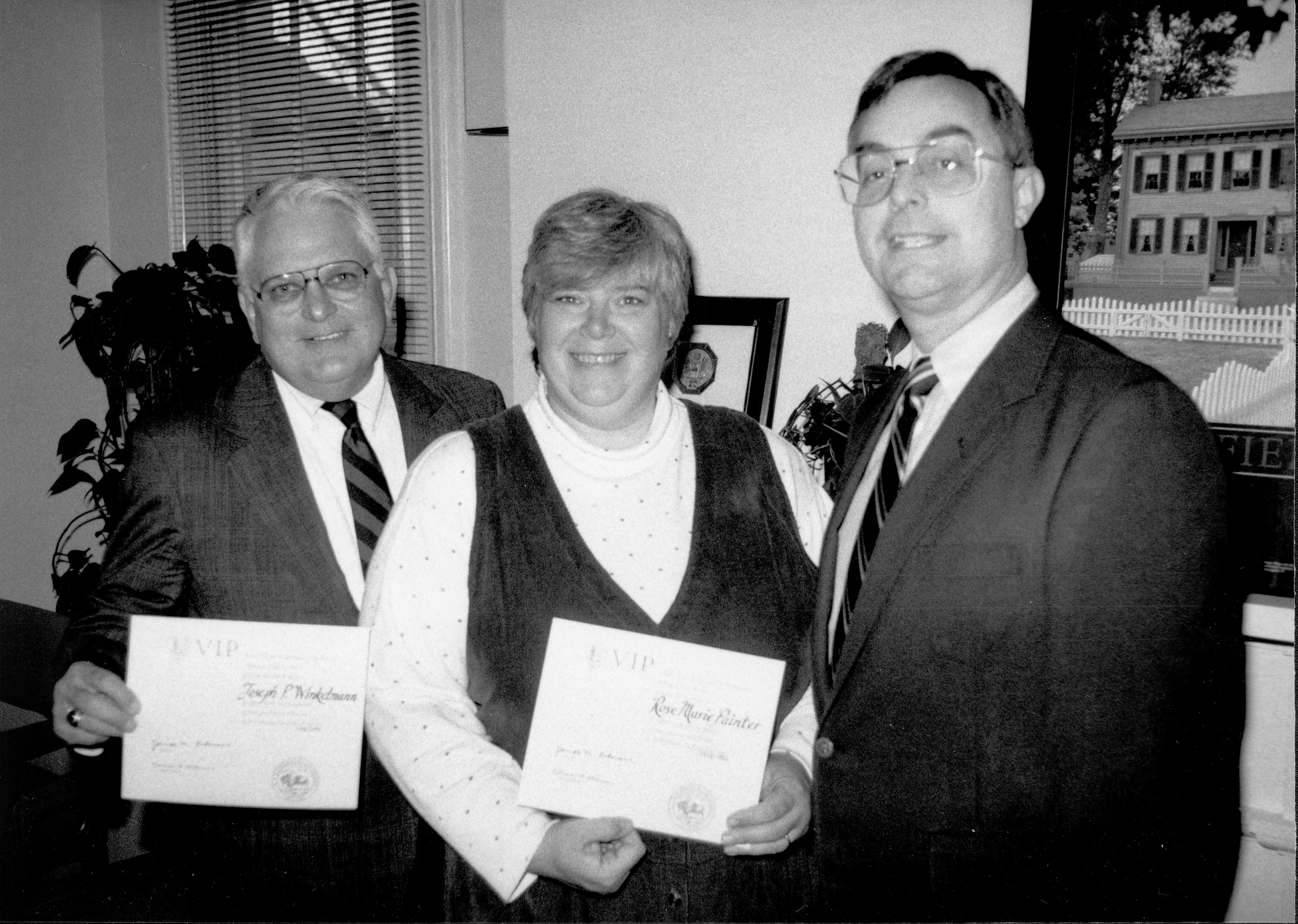 1993 Volunteer Recognition Interpretation, Volunteer Recognition