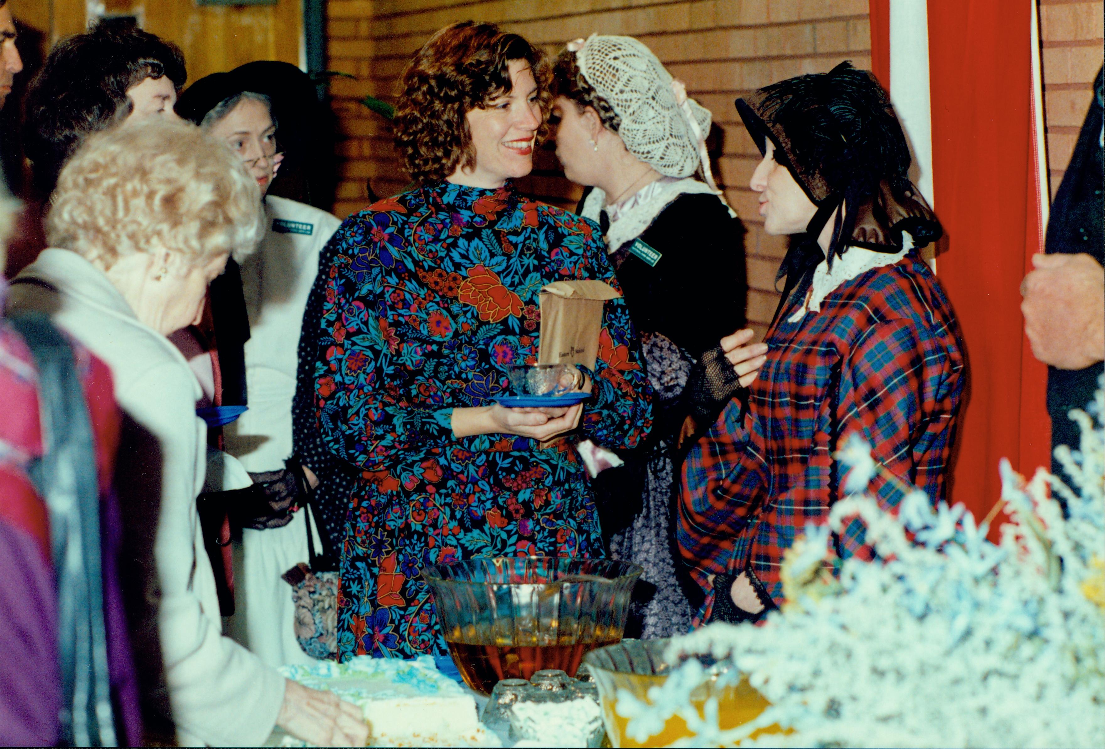 Judy Winkelman (far right) shares a moment with LIHO volunteers. Interpretation, Volunteer Recognition