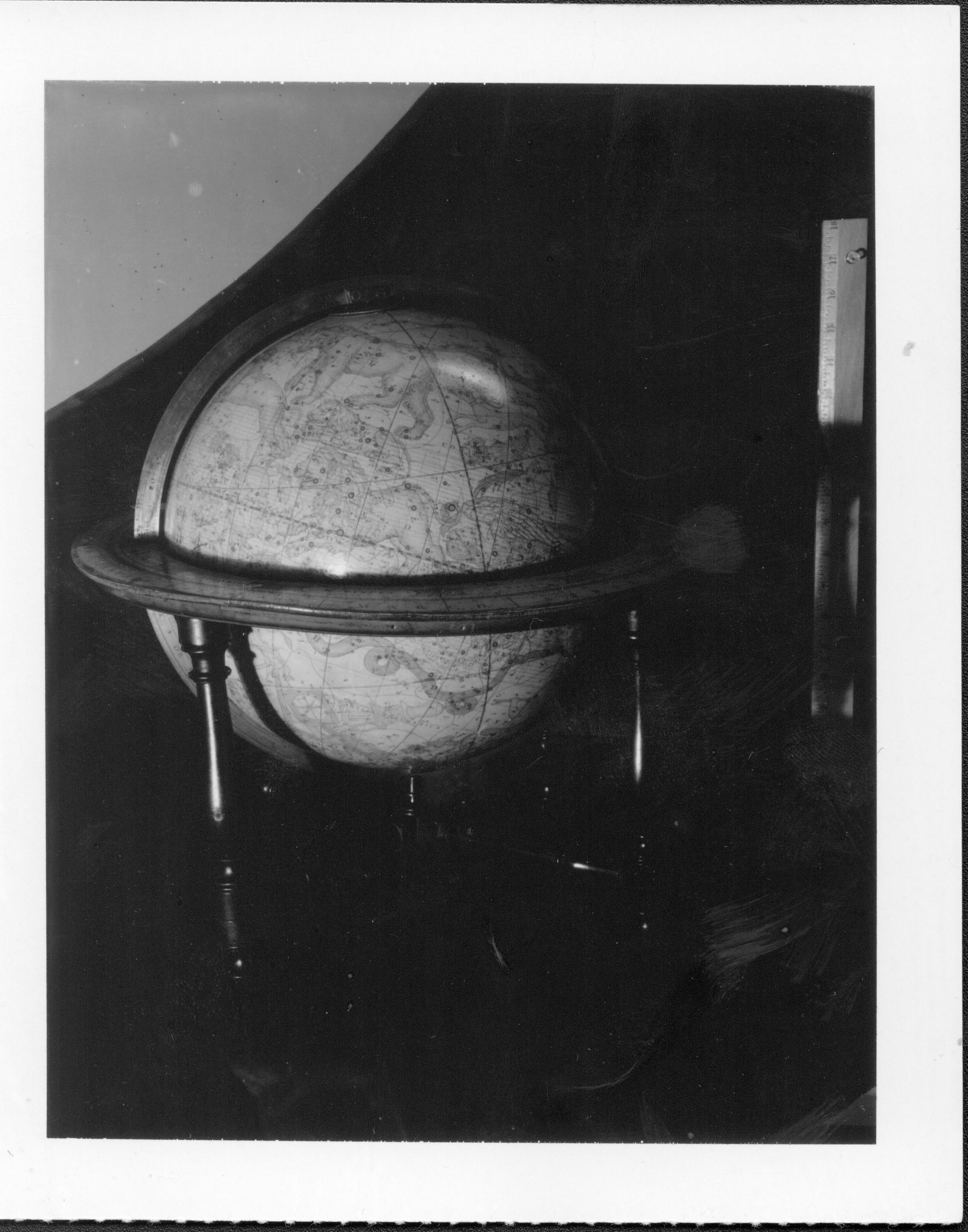 Celestral Globe Negative #1, See Classification #7 Lincoln, Home, artifacts, globe