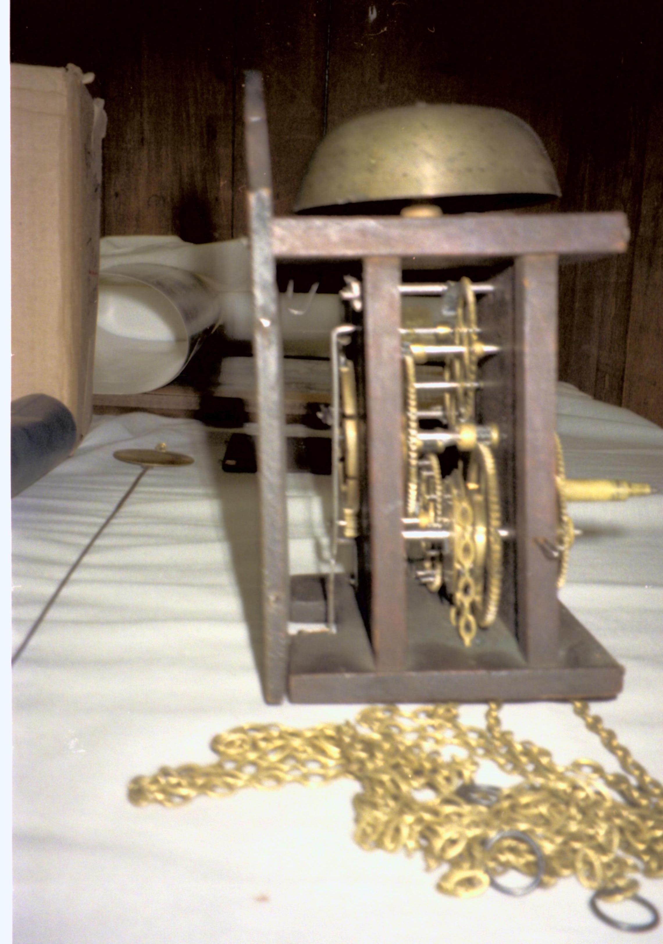 NA neg. sleeve(LIHO Door, Clock, Cahokia Mnds., Natl Portrait Gallery) artifacts, clock