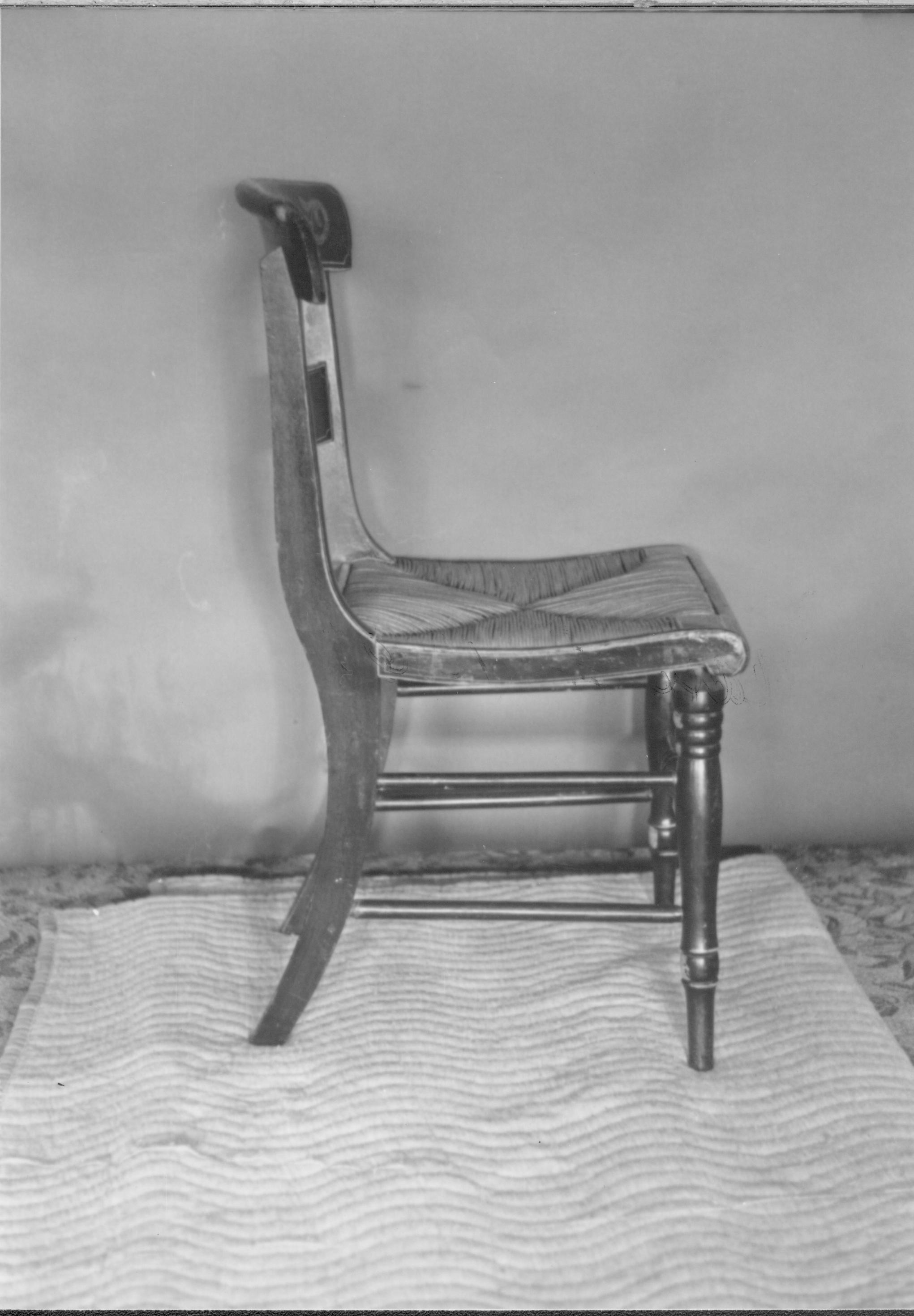 NA LIHO- 1061, D2-9, Fancy Chair, roll 3, #12, chair #1061, one of pair with 1190 furnishings, chair