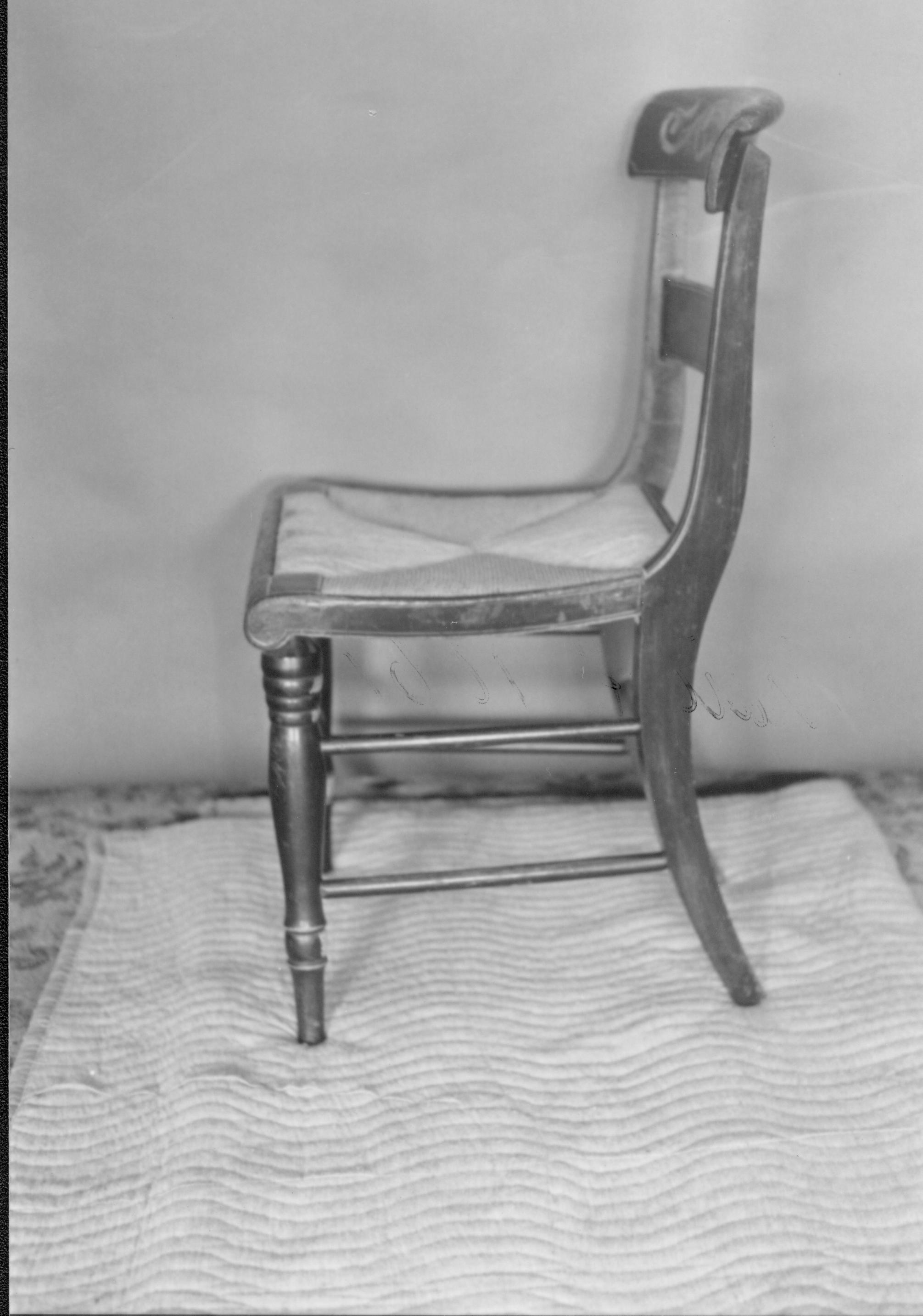 NA LIHO- 1061, D2-9, Fancy Chair, roll 3, #14, chair #1061, one of pair with 1190 furnishings, chair