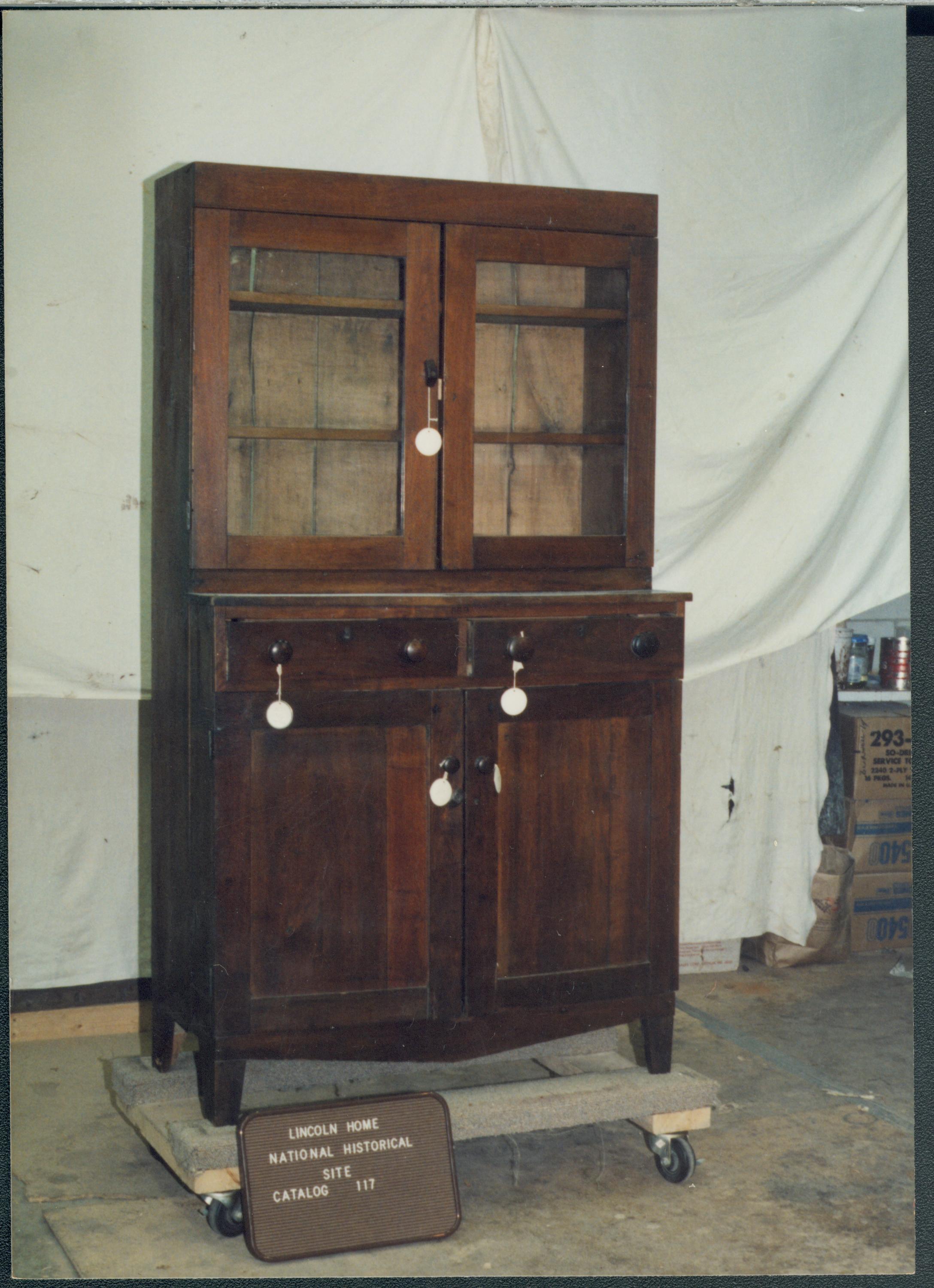 Before any work Lincoln Home NHS catalog 117, catalog #117 funishings, hutch