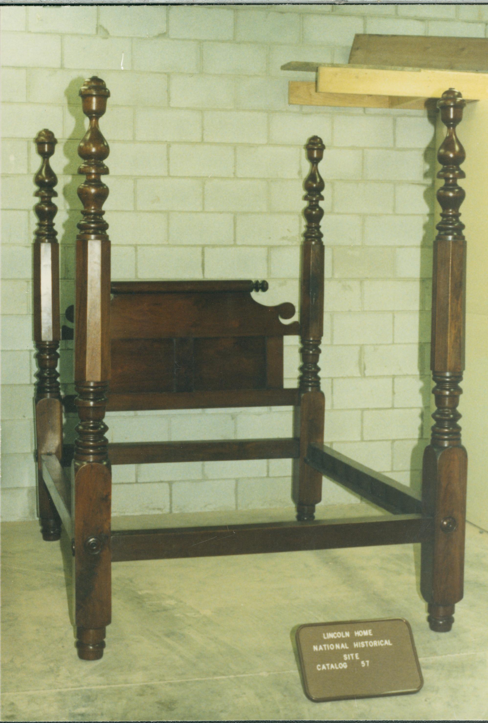 Shows completed treatment Lincoln Home NHS catalog 57, #57 furnishings