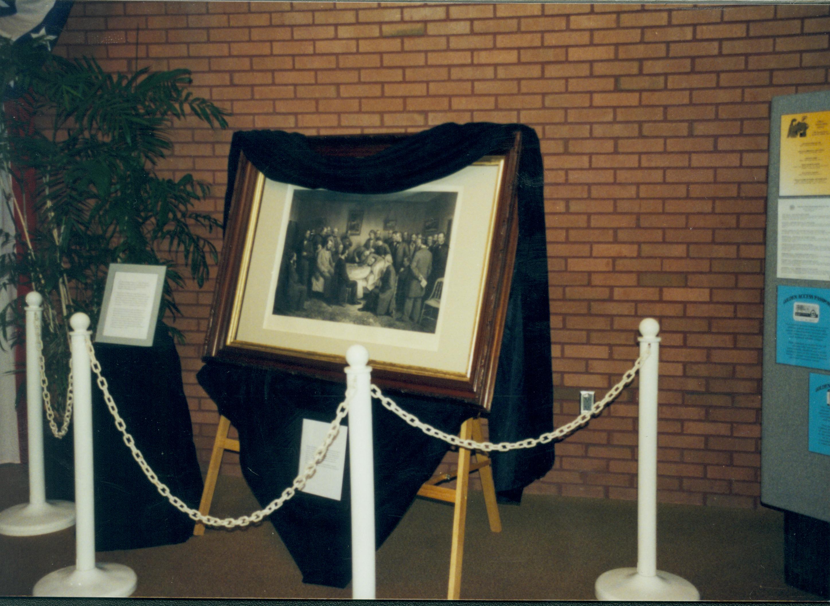 NA Lincoln Home NHS  assassination, display