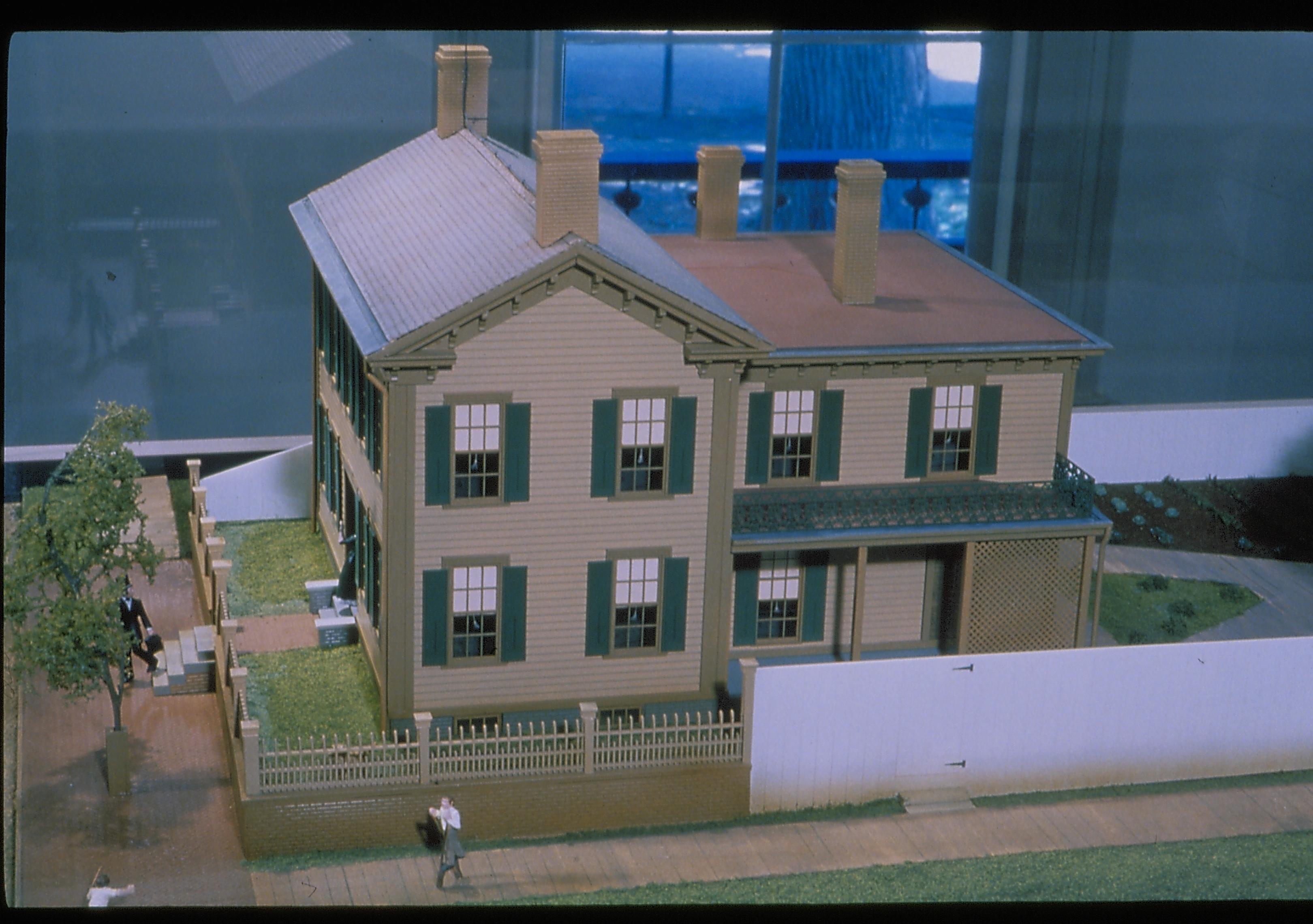 NA Lincoln Home NHS, 6066-31D, Lincoln Home, Springfield, Illinois model, home