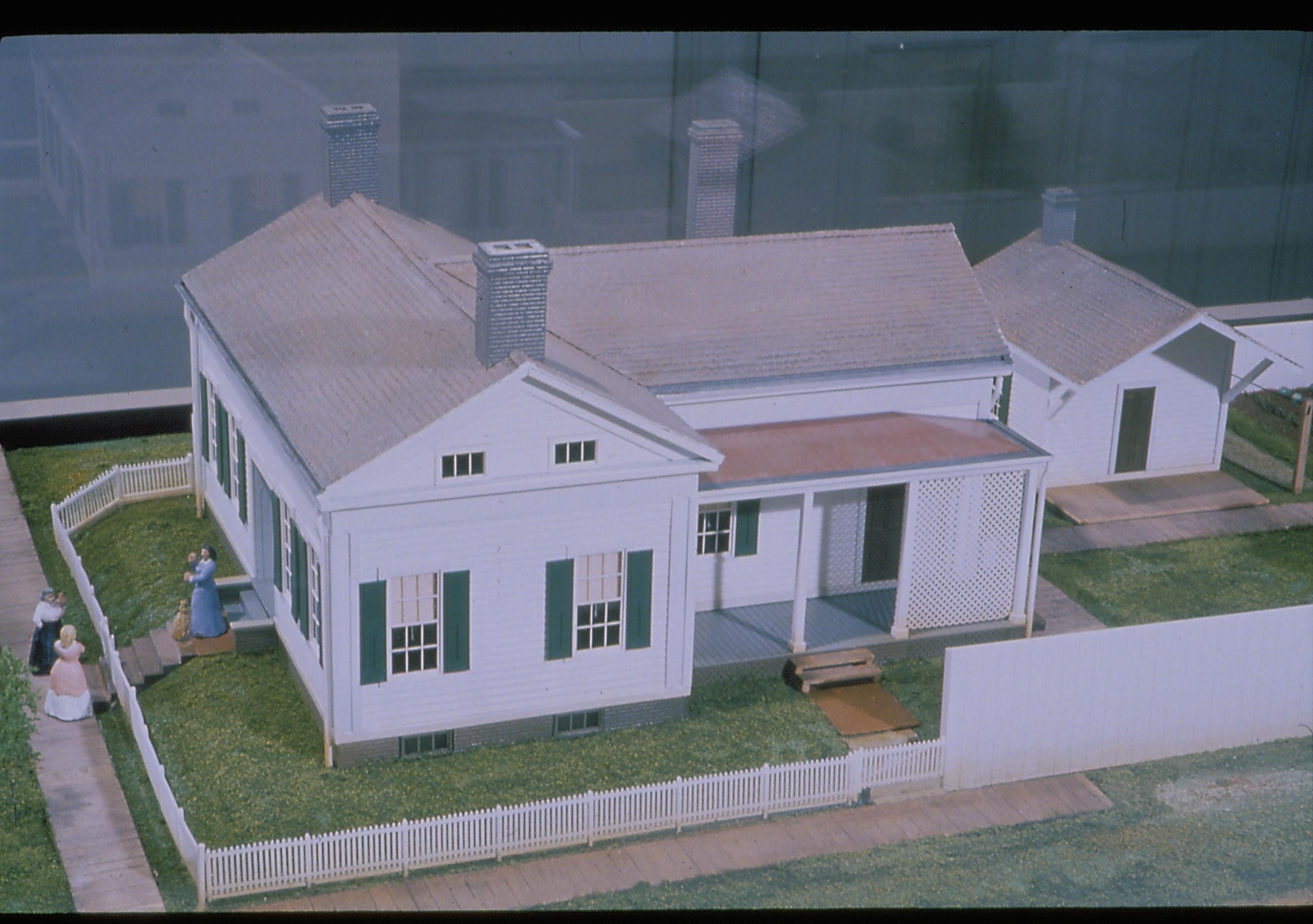 NA Lincoln Home NHS, 6066-21D, Lincoln Home, Springfield, Illinois model, home