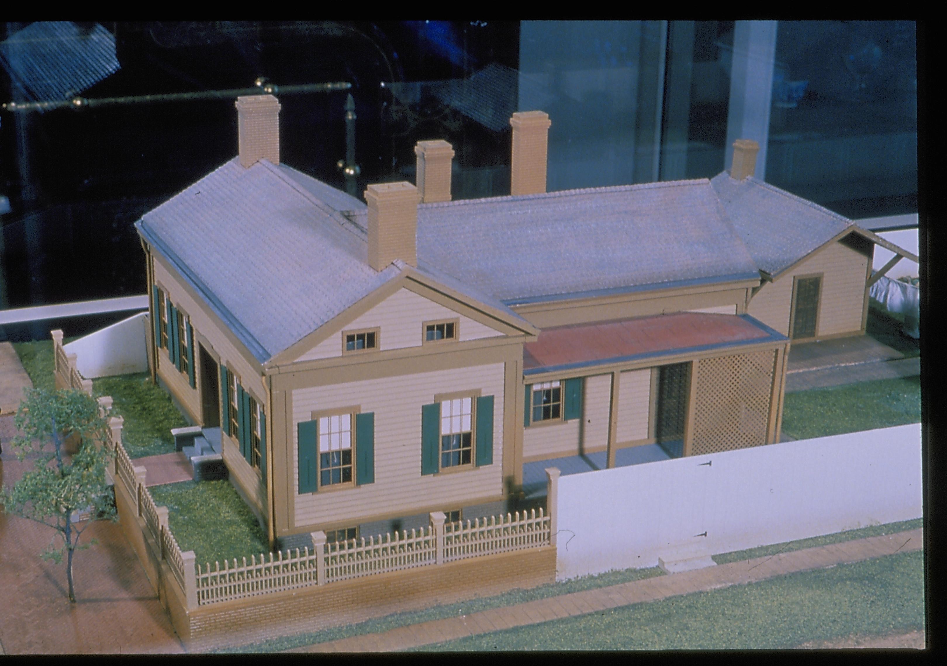 NA Lincoln Home NHS, 6066-26D, Lincoln Home, Springfield, Illinois model, home