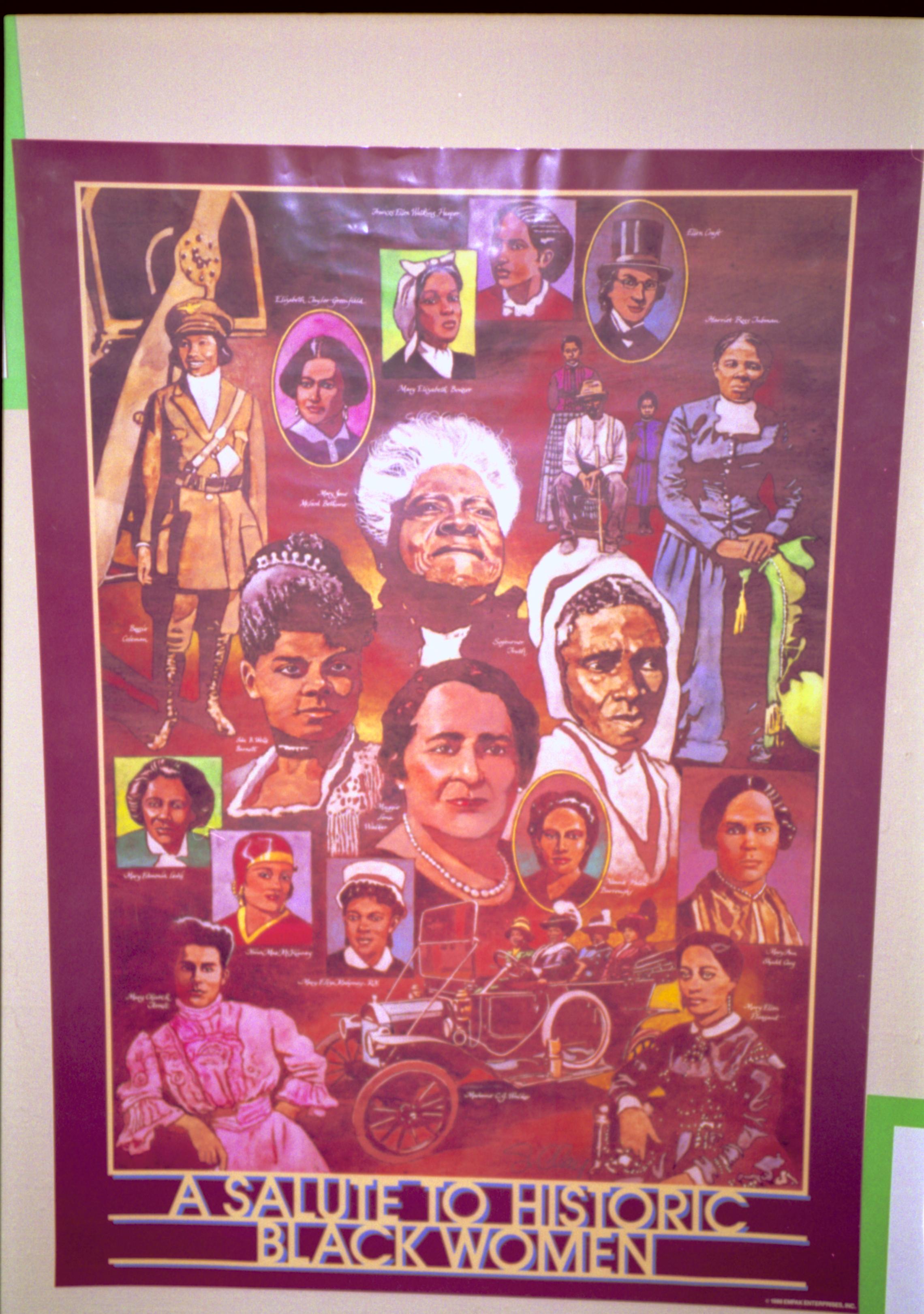 NA Lincoln Home NHS, Black History Month 1994 exhibit, poster