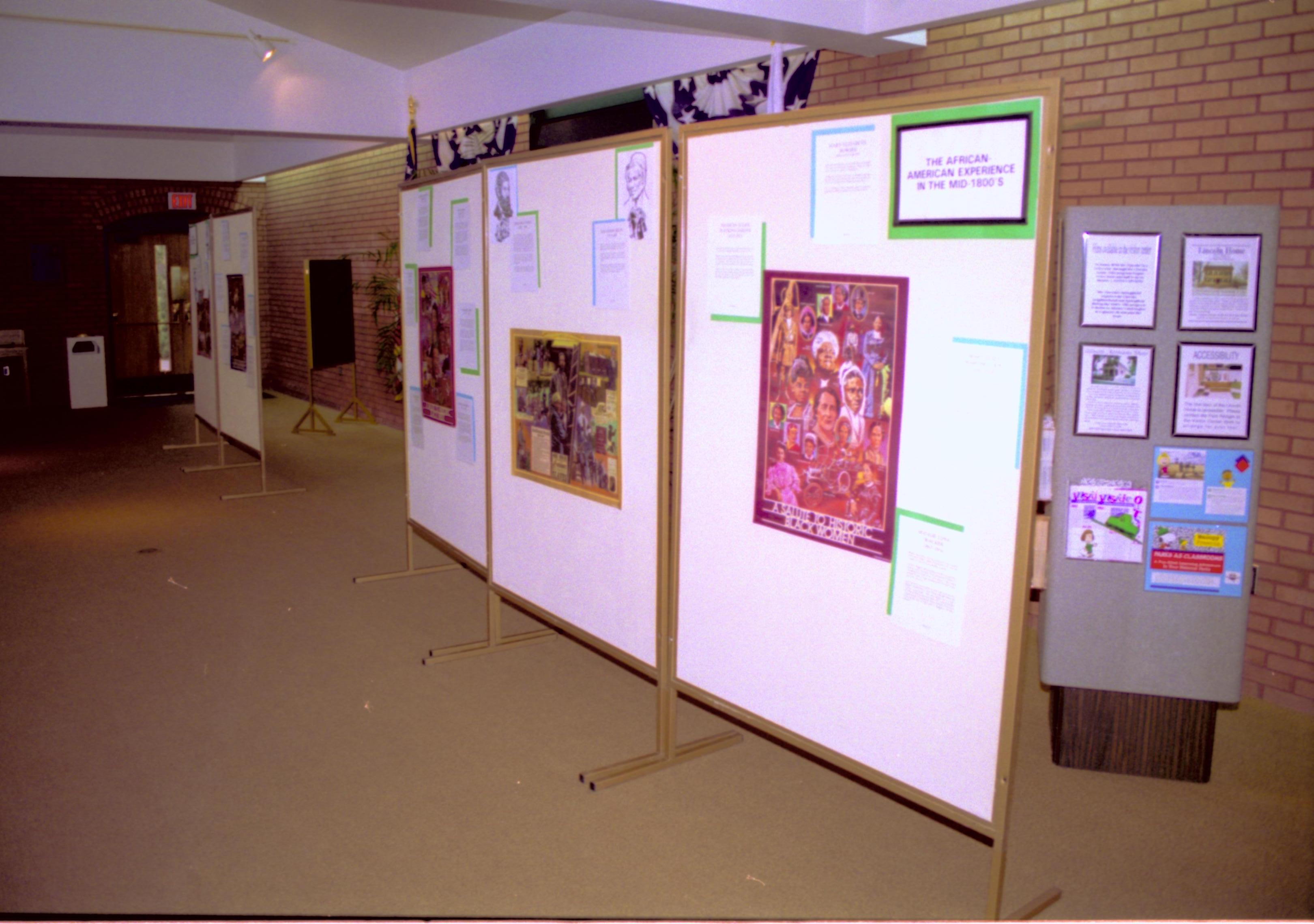 NA Lincoln Home NHS, Black History Month 1994 exhibit