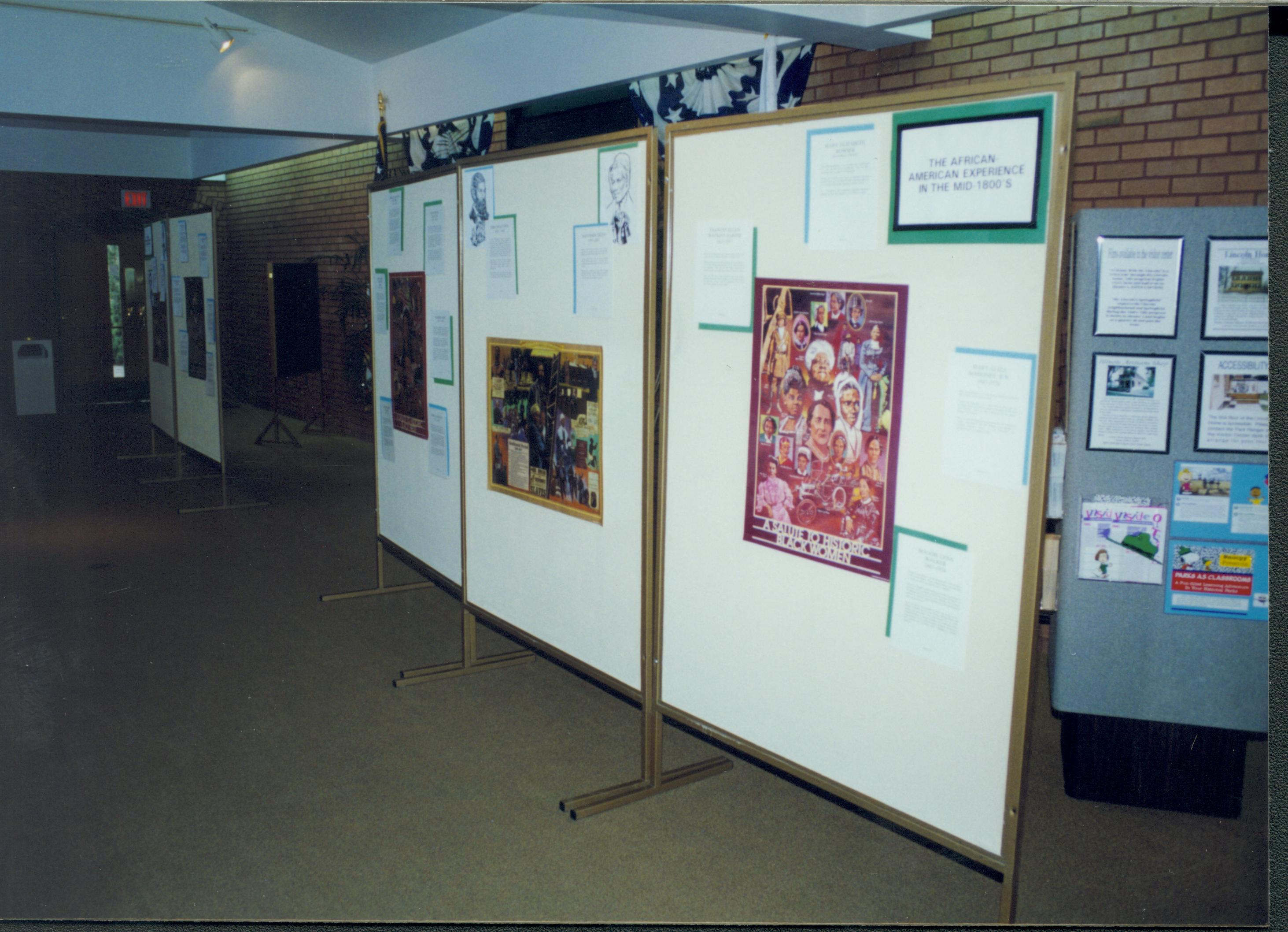 NA Lincoln Home NHS, Black History Month 1994 exhibit
