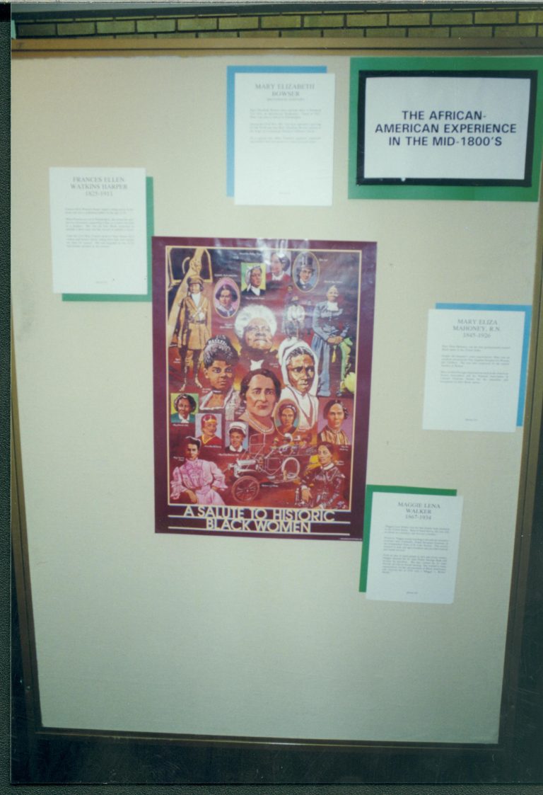 NA Lincoln Home NHS, Black History Month 1994 exhibit