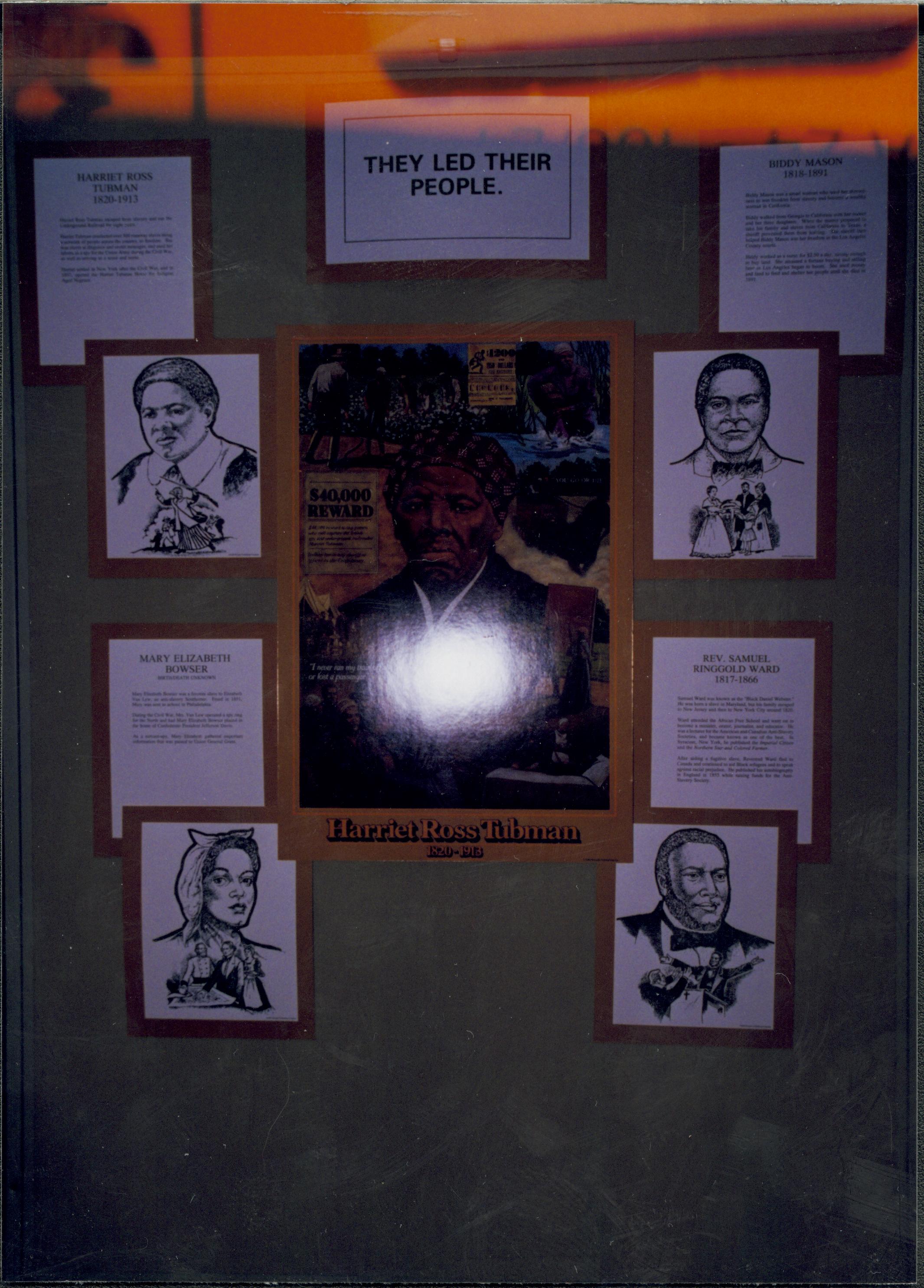 Black History, 2/95 Lincoln Home NHS, Black History Month 1995 exhibit