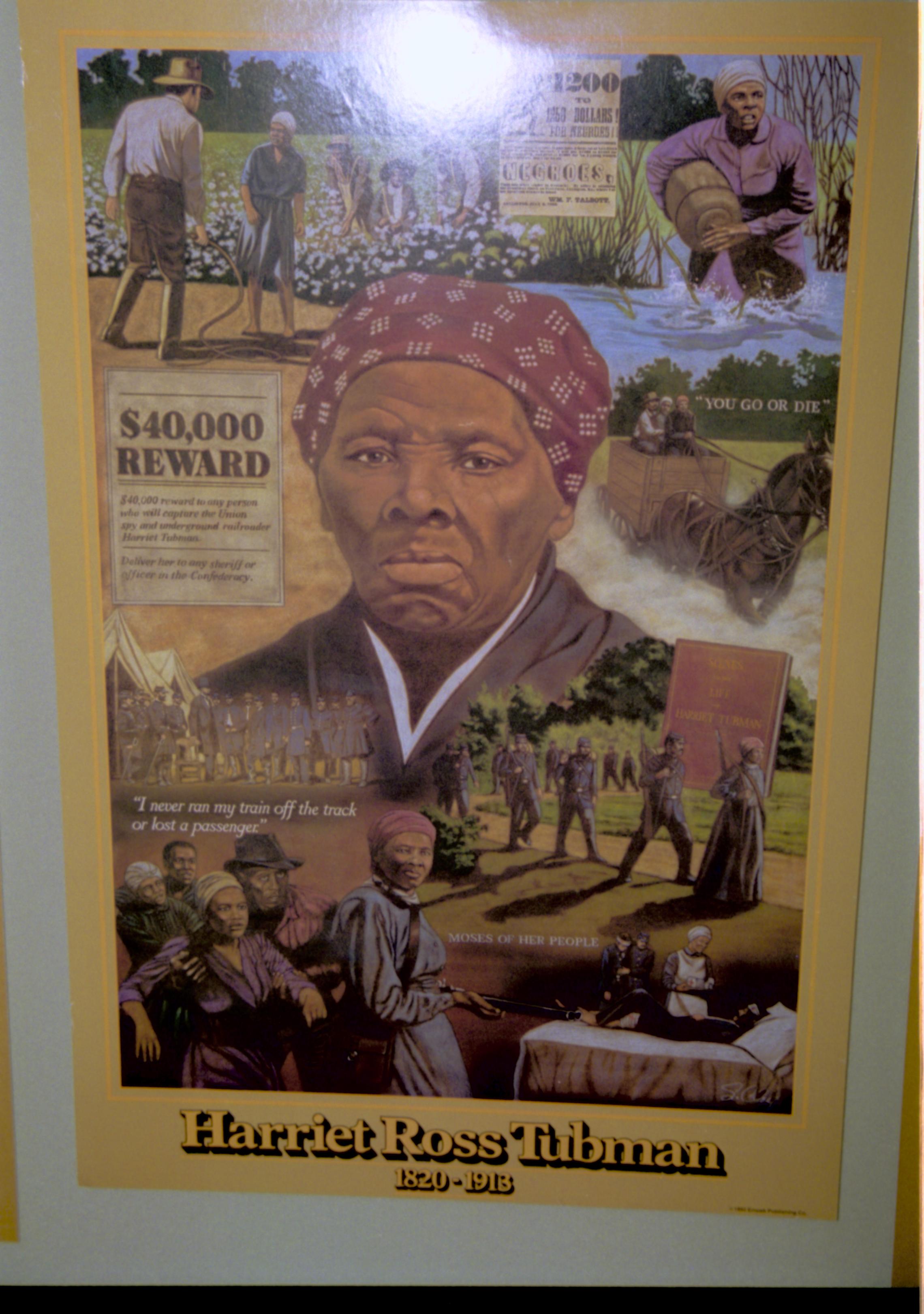 NA Lincoln Home NHS, Black History Month 1995 exhibit, poster