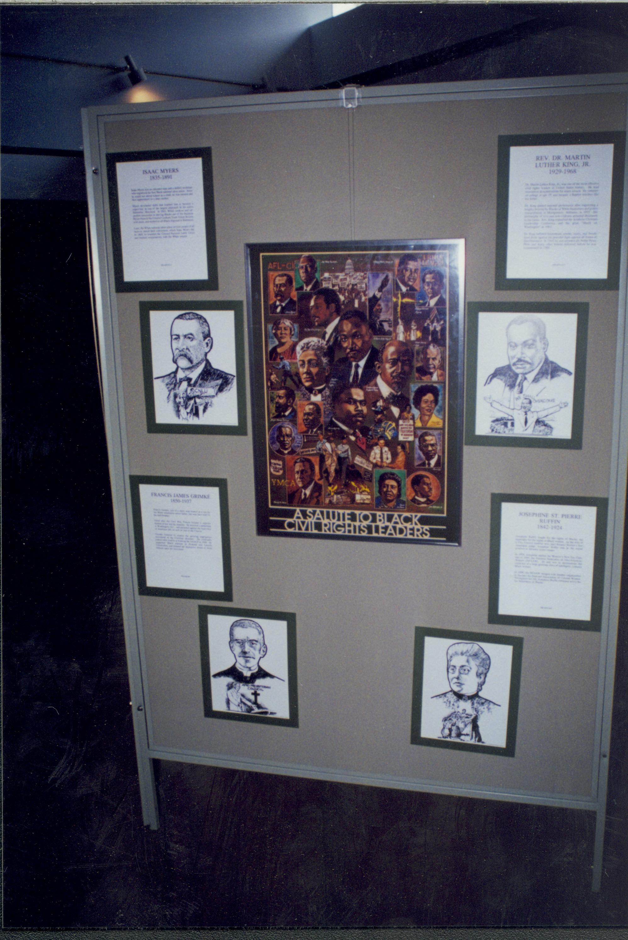 NA Lincoln Home NHS, Black History Month 1995 exhibit