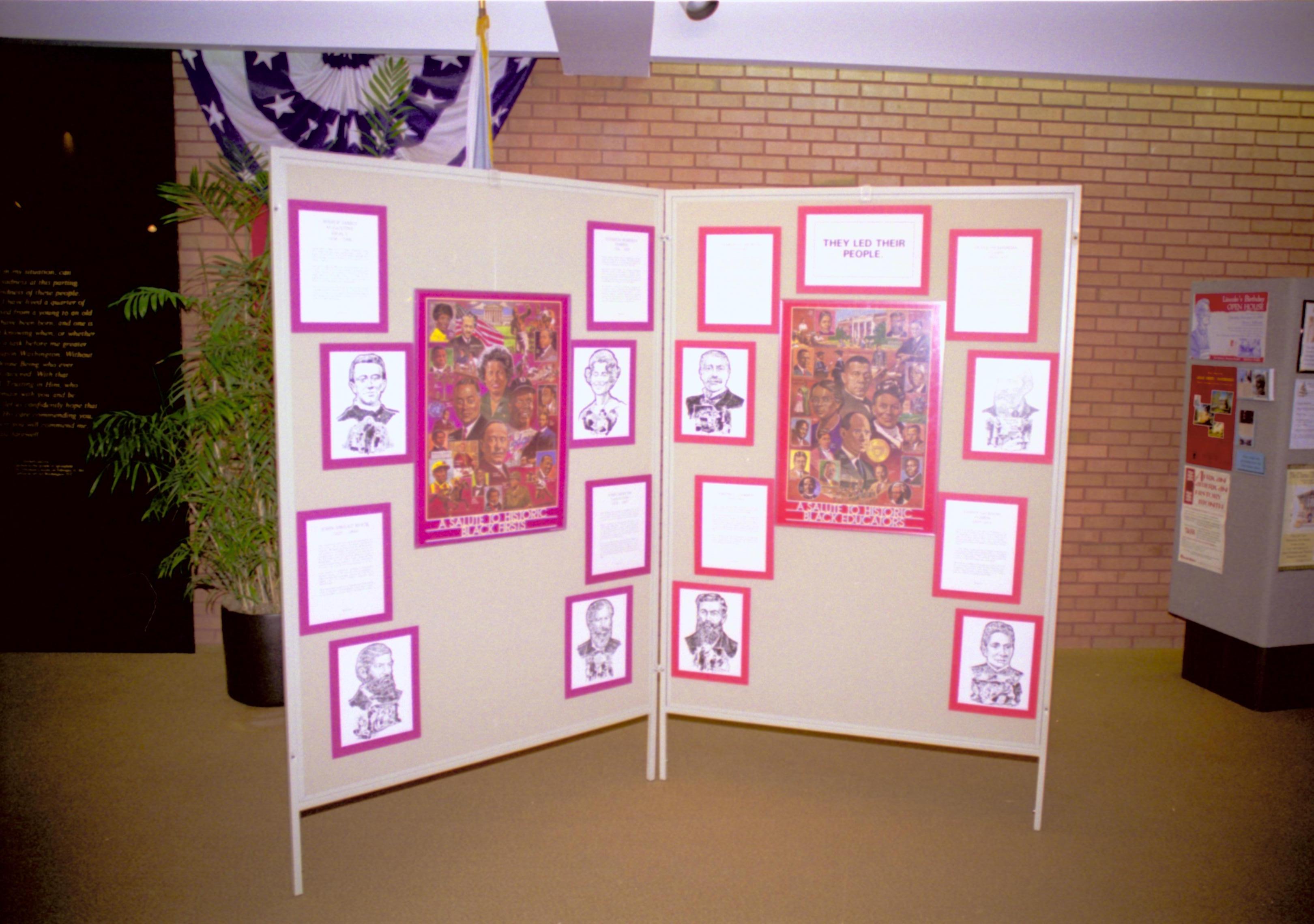 NA Lincoln Home NHS, Black History Month 1995 exhibit