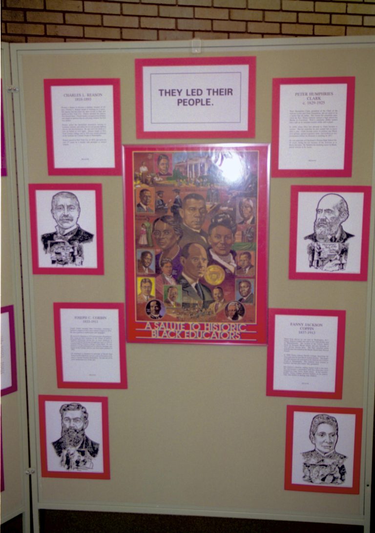 NA Lincoln Home NHS, Black History Month 1995 exhibit