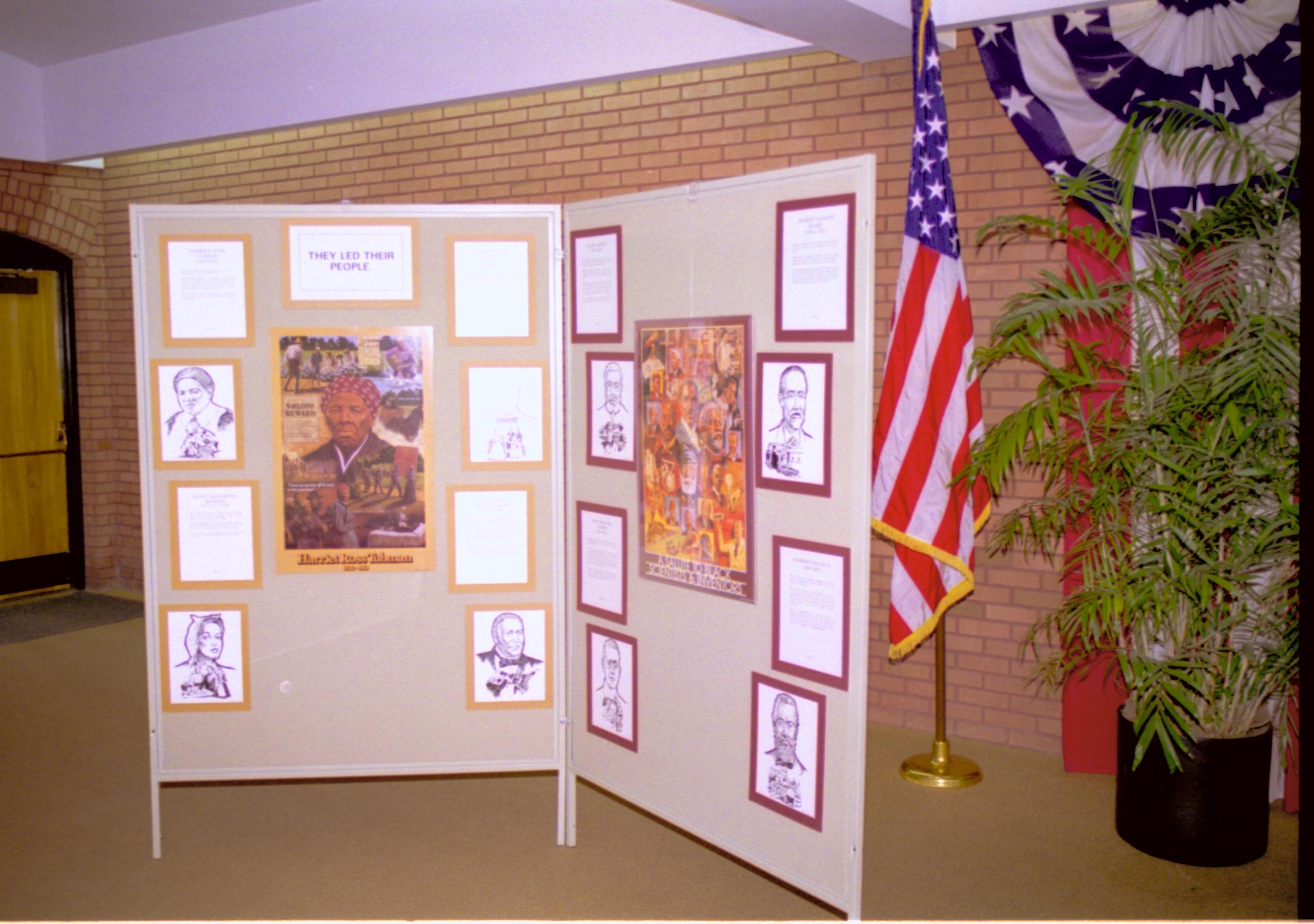 NA Lincoln Home NHS, Black History Month 1995 exhibit