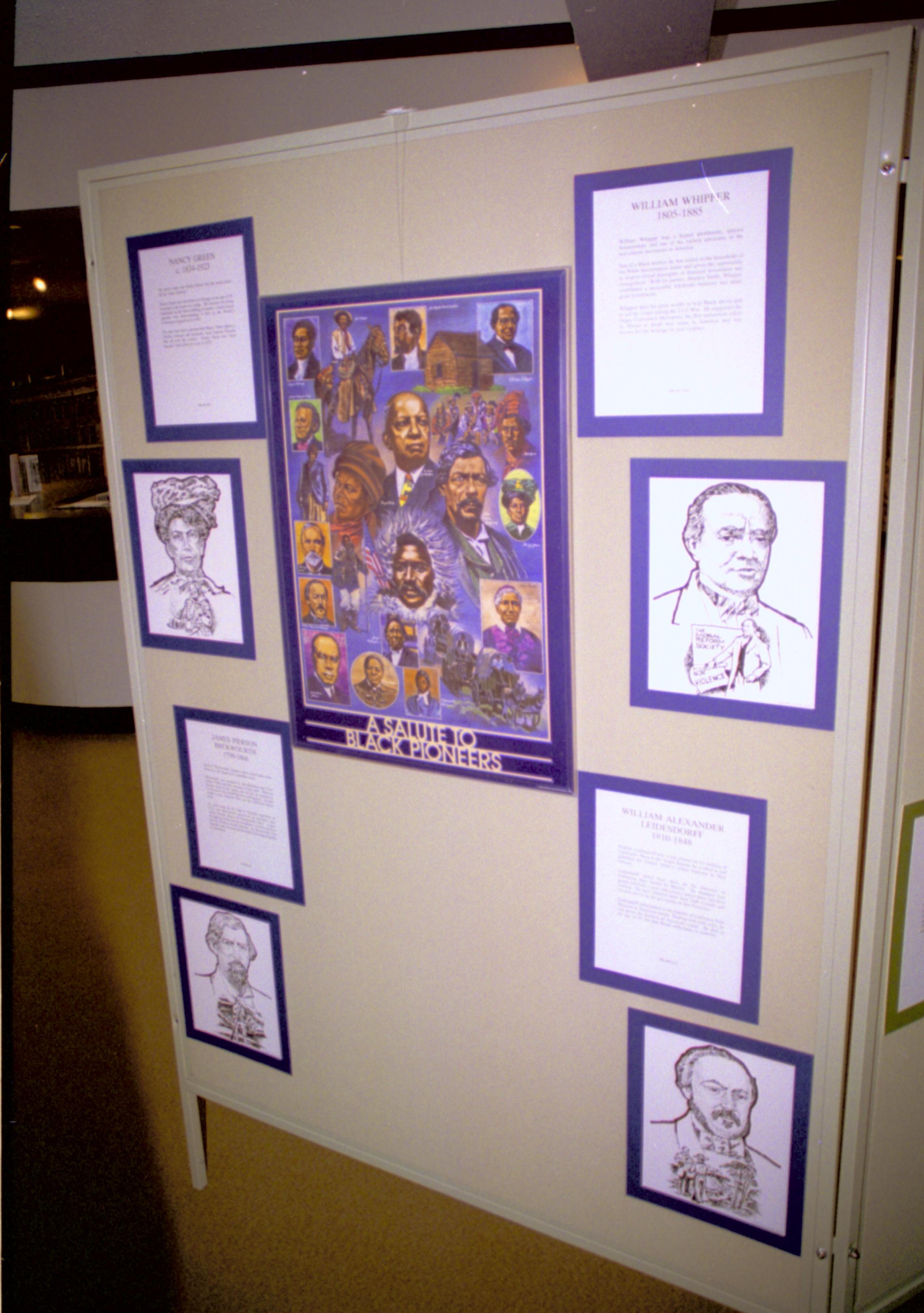 NA Lincoln Home NHS, Black History Month 1995 exhibit