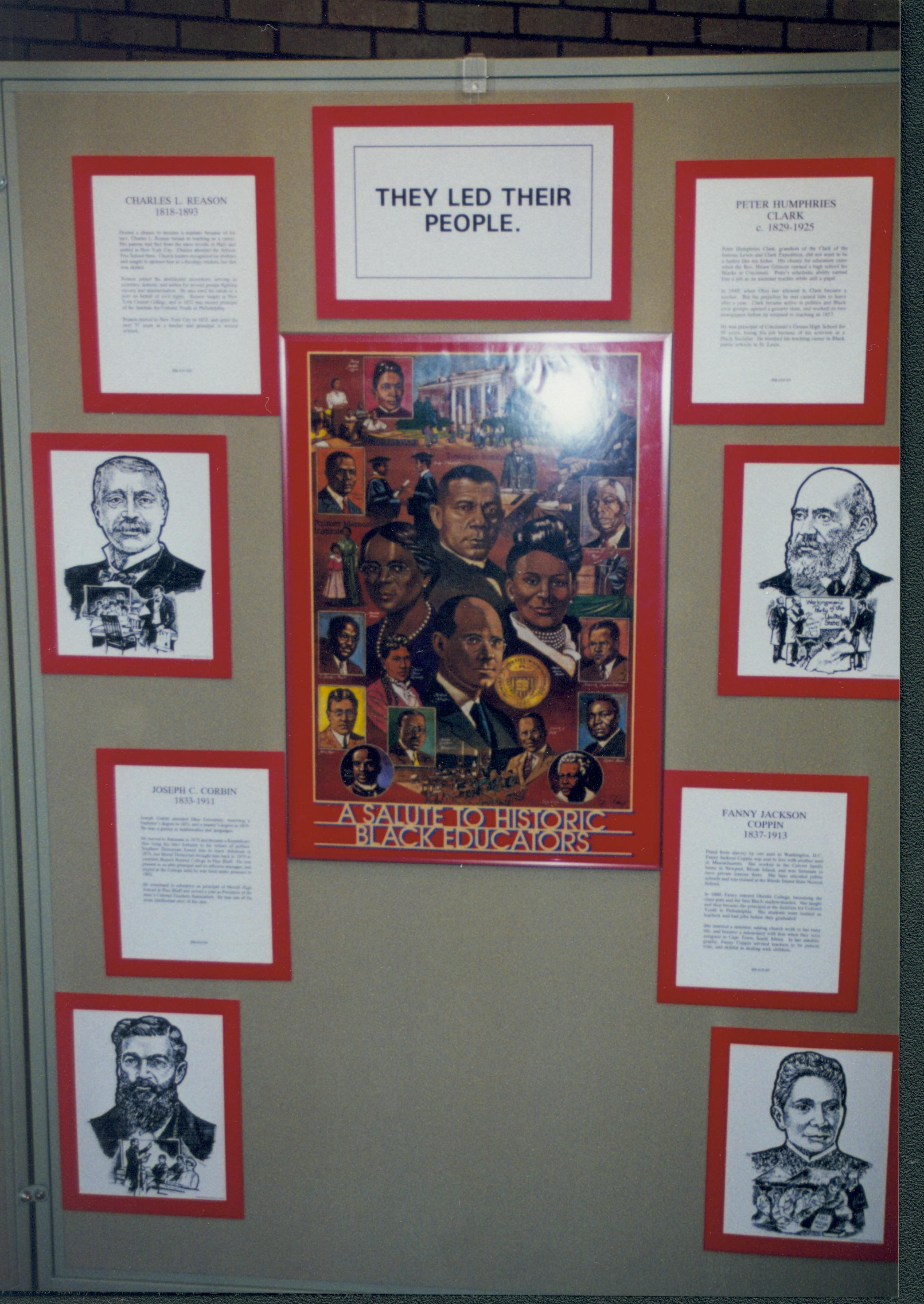 NA Lincoln Home NHS, Black History Month 1995 exhibit