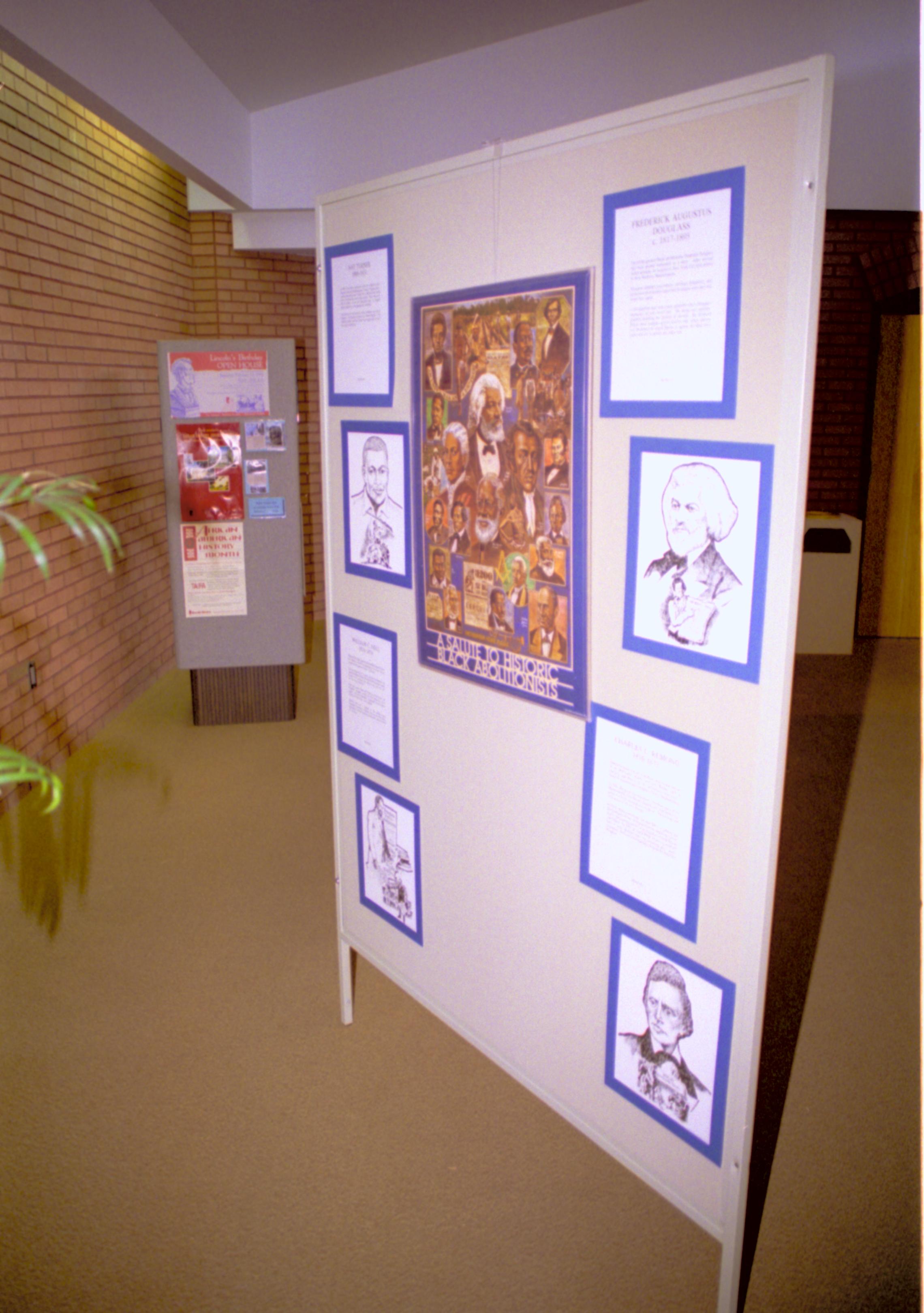 NA Lincoln Home NHS, Black History Month 1995 exhibit