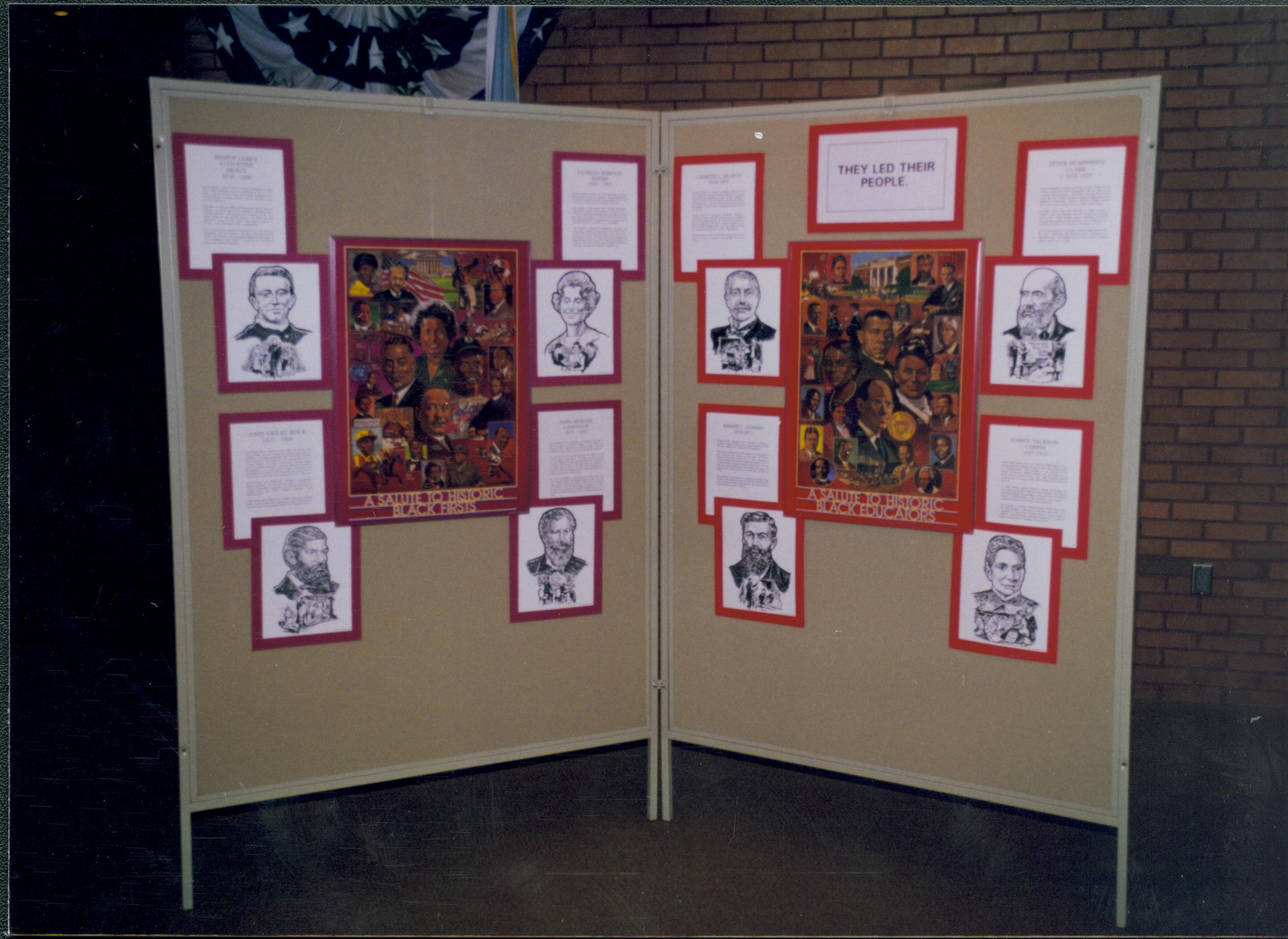 NA Lincoln Home NHS, Black History Month 1995 exhibit