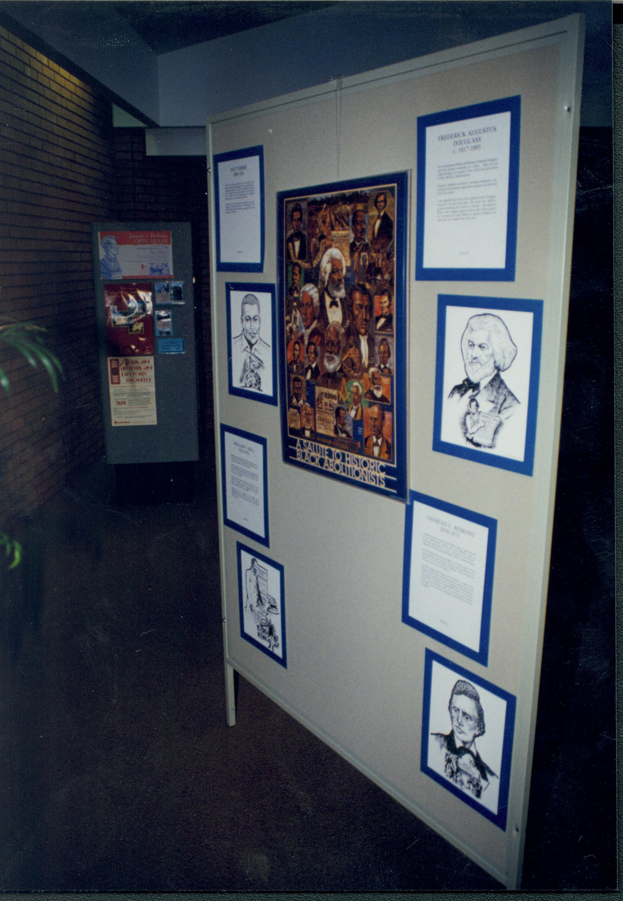 NA Lincoln Home NHS, Black History Month 1995 exhibit
