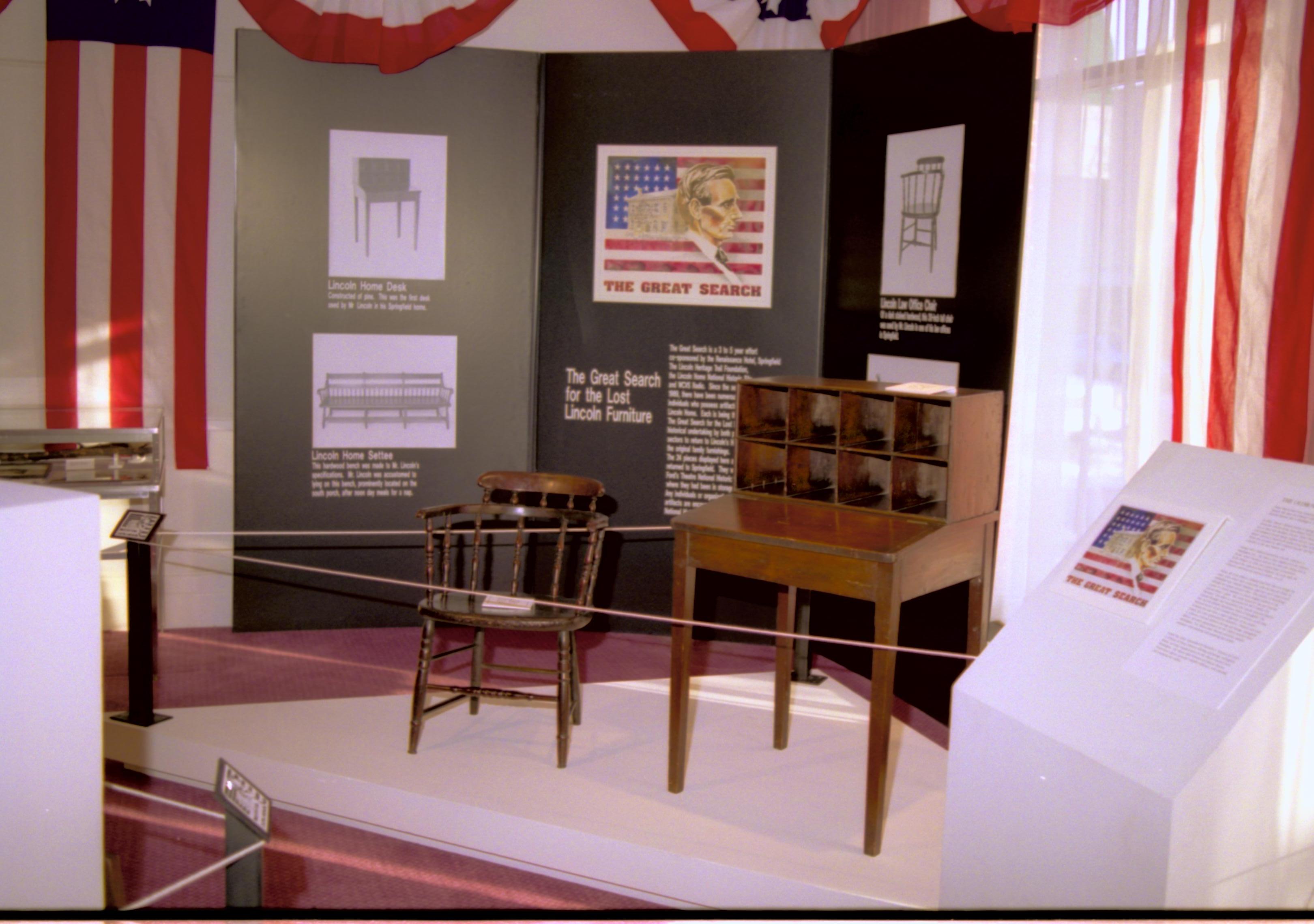 NA Lincoln Home NHS, The Great Search, 62A exhibit, the Great Search