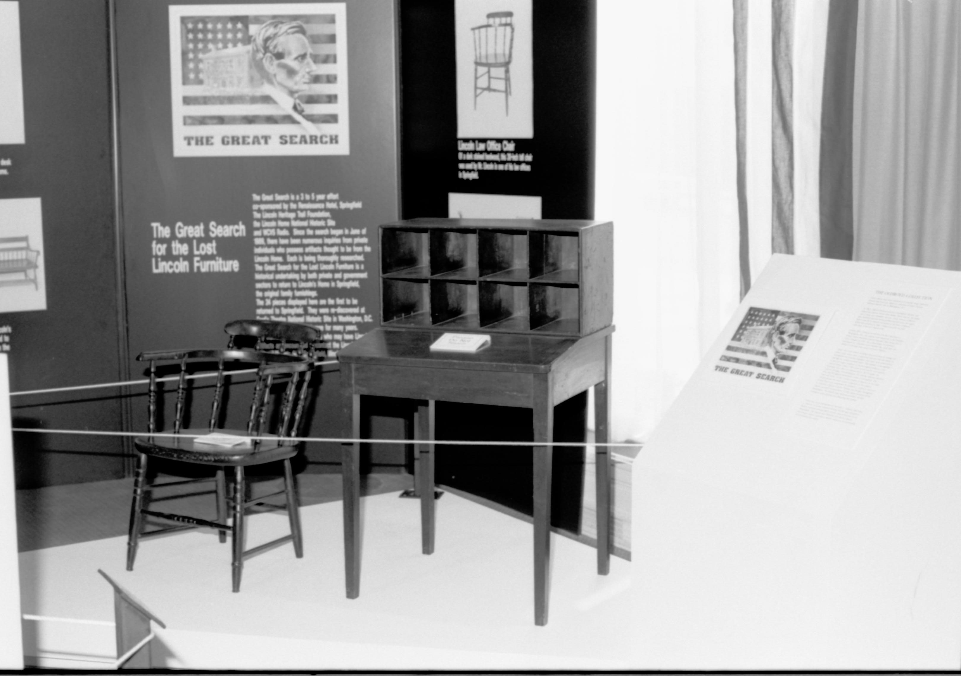 NA Lincoln Home NHS, The Great Search, 88311 exhibit, the Great Search