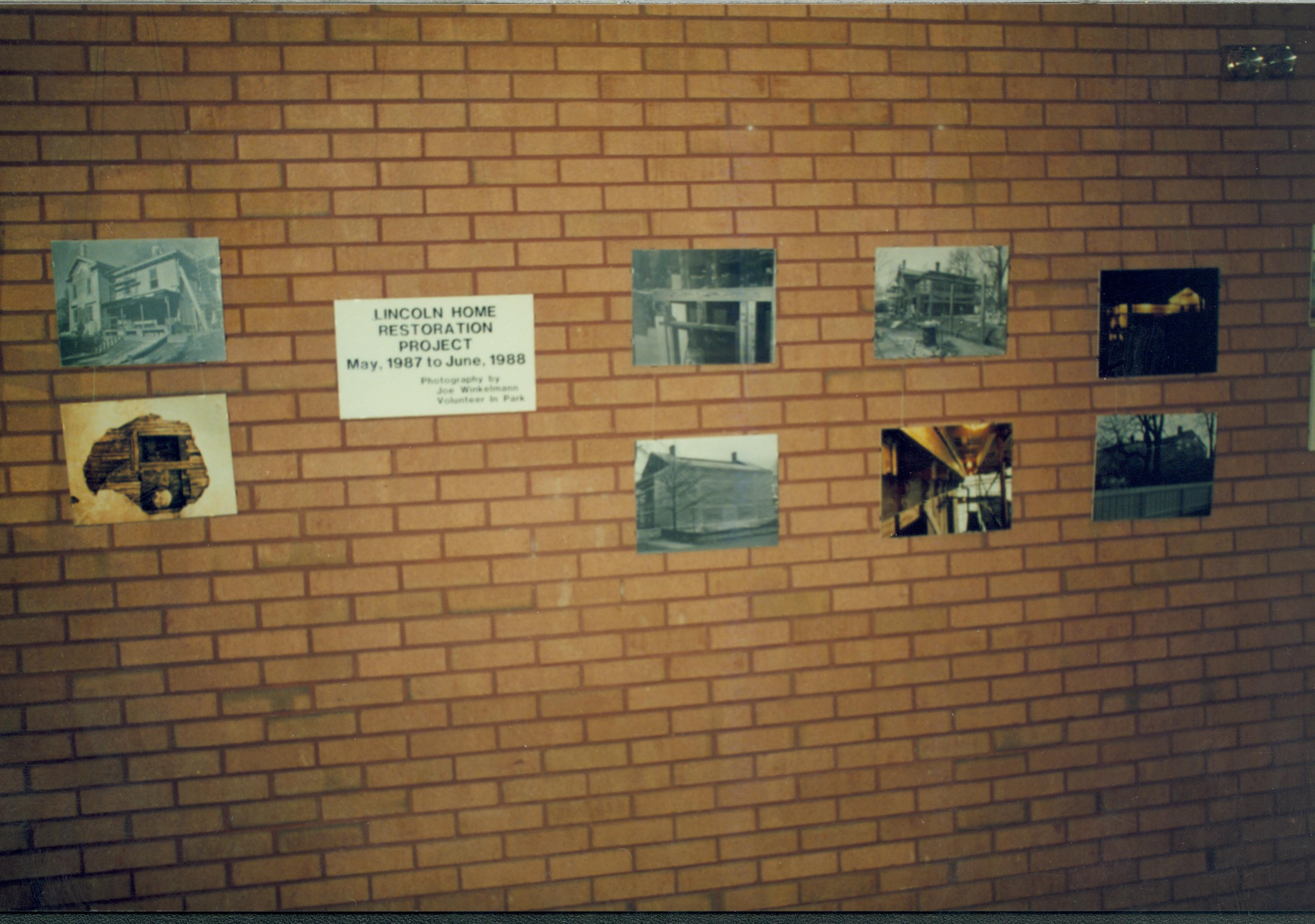 NA Lincoln Home NHS, restoration exhibit, restoration