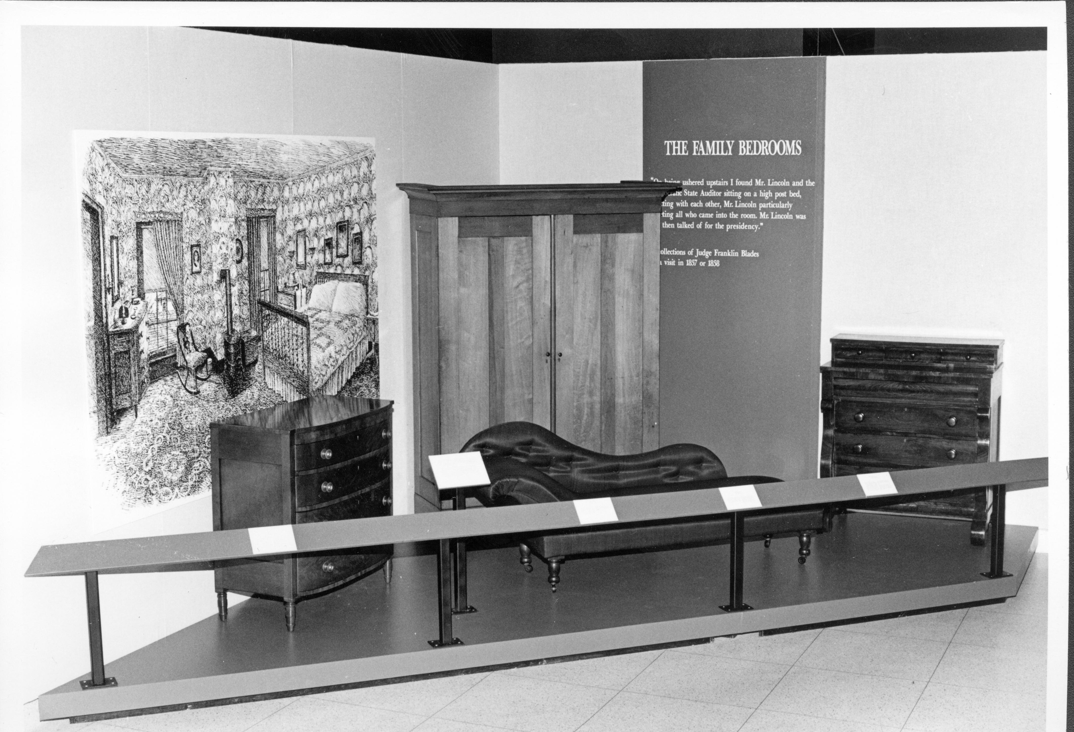 NA Lincoln Home NHS, Illinois State Museum display 1987 Lincoln Home display