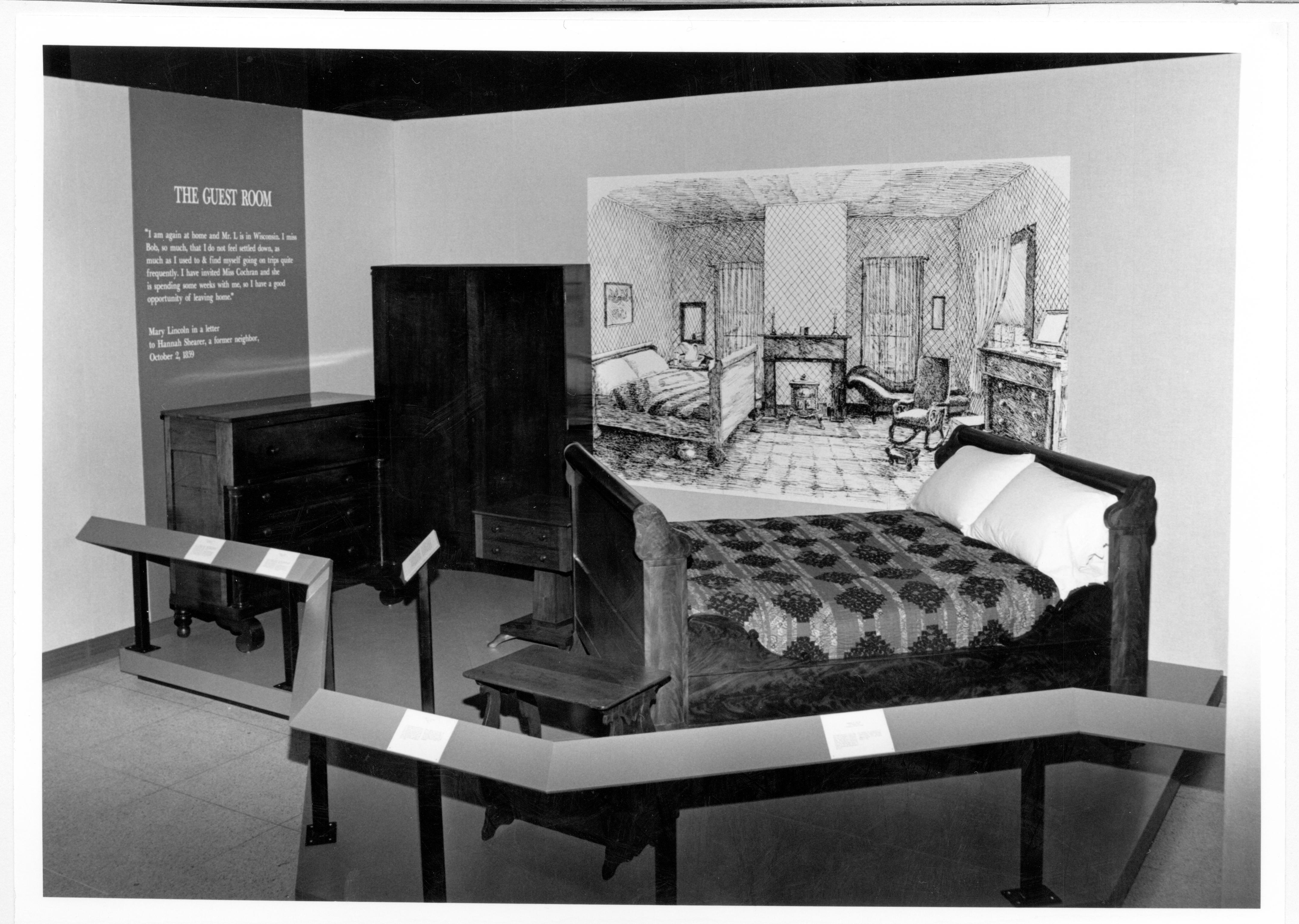 NA Lincoln Home NHS, Illinois State Museum display 1987 Lincoln Home display