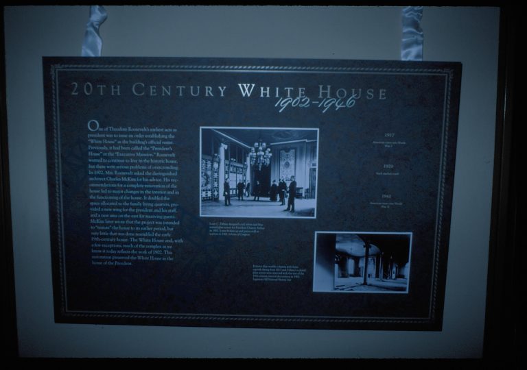 NA Lincoln Home NHS, White House Exhibit, 26 exhibit, White House, reception