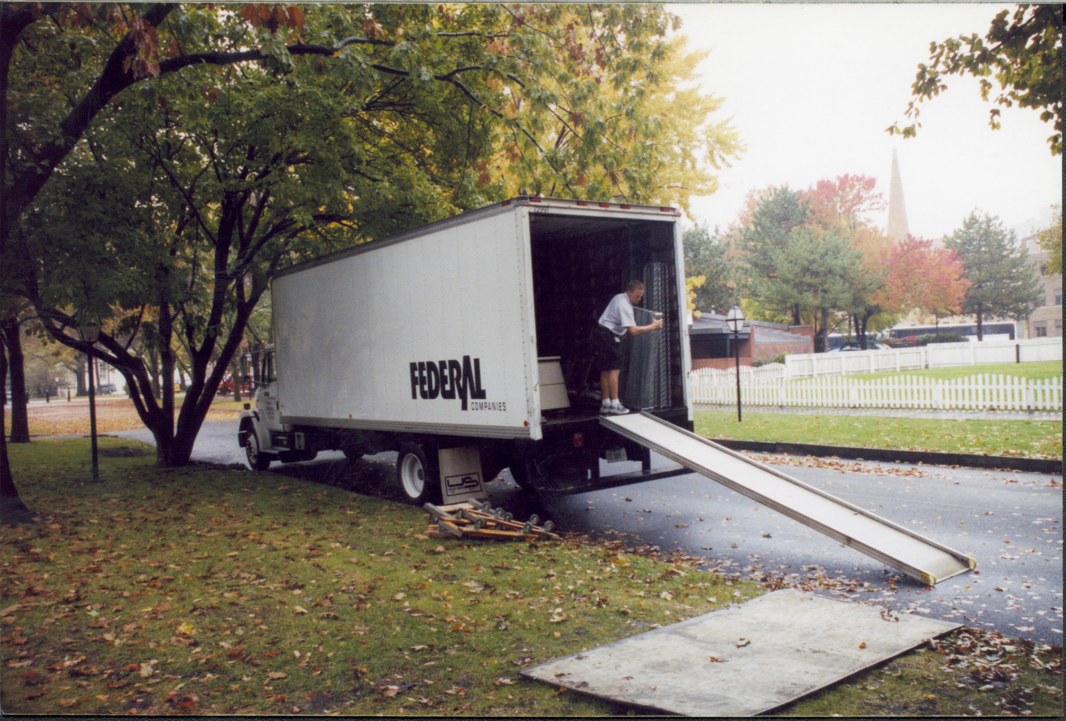 NA Lincoln Home NHS, Collections Move collections, storage, Corneau House