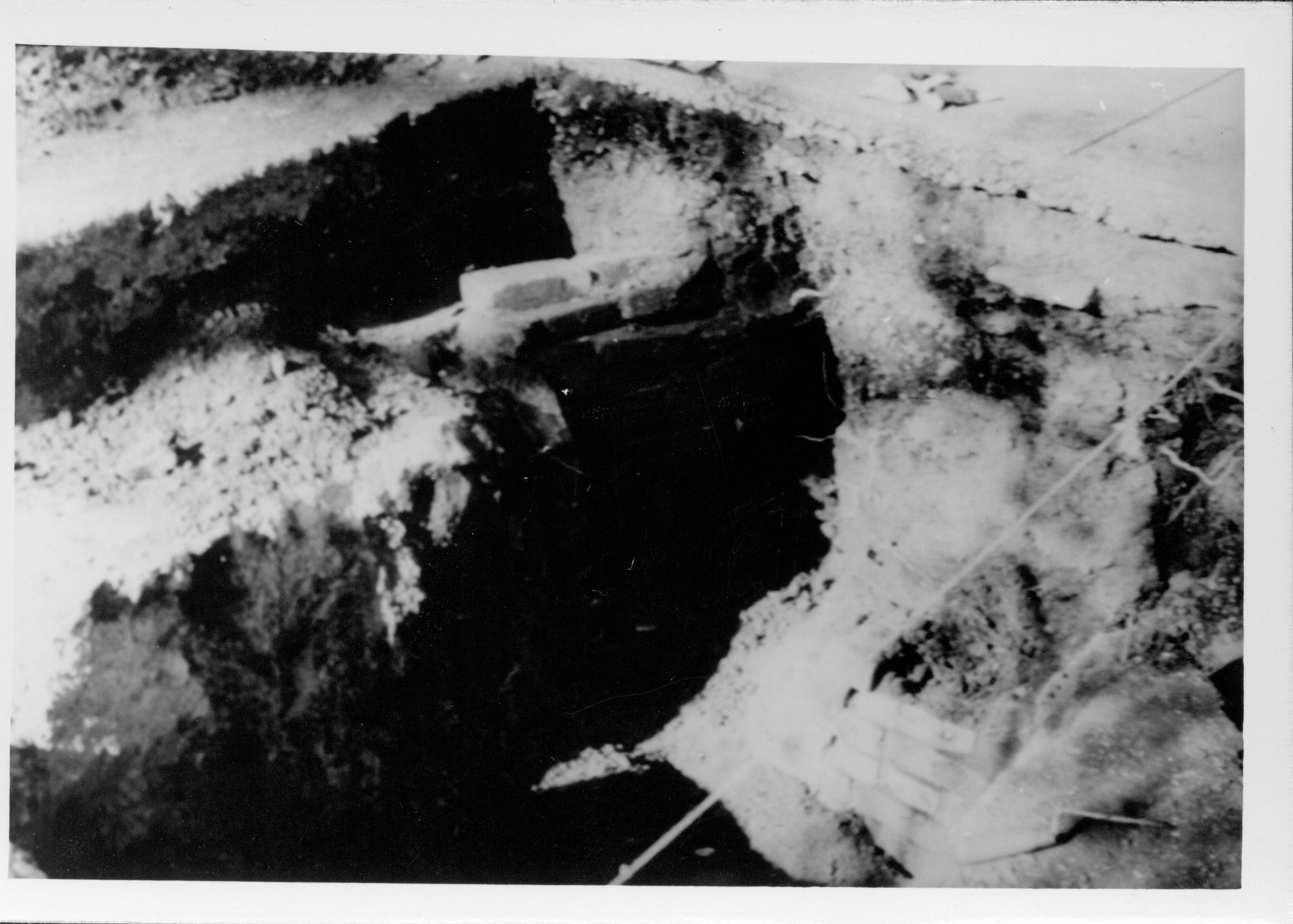 Richard Hagen 1950 - excavation of Lincoln backyard Lincoln, Home, excavation, archaeology, Hagen
