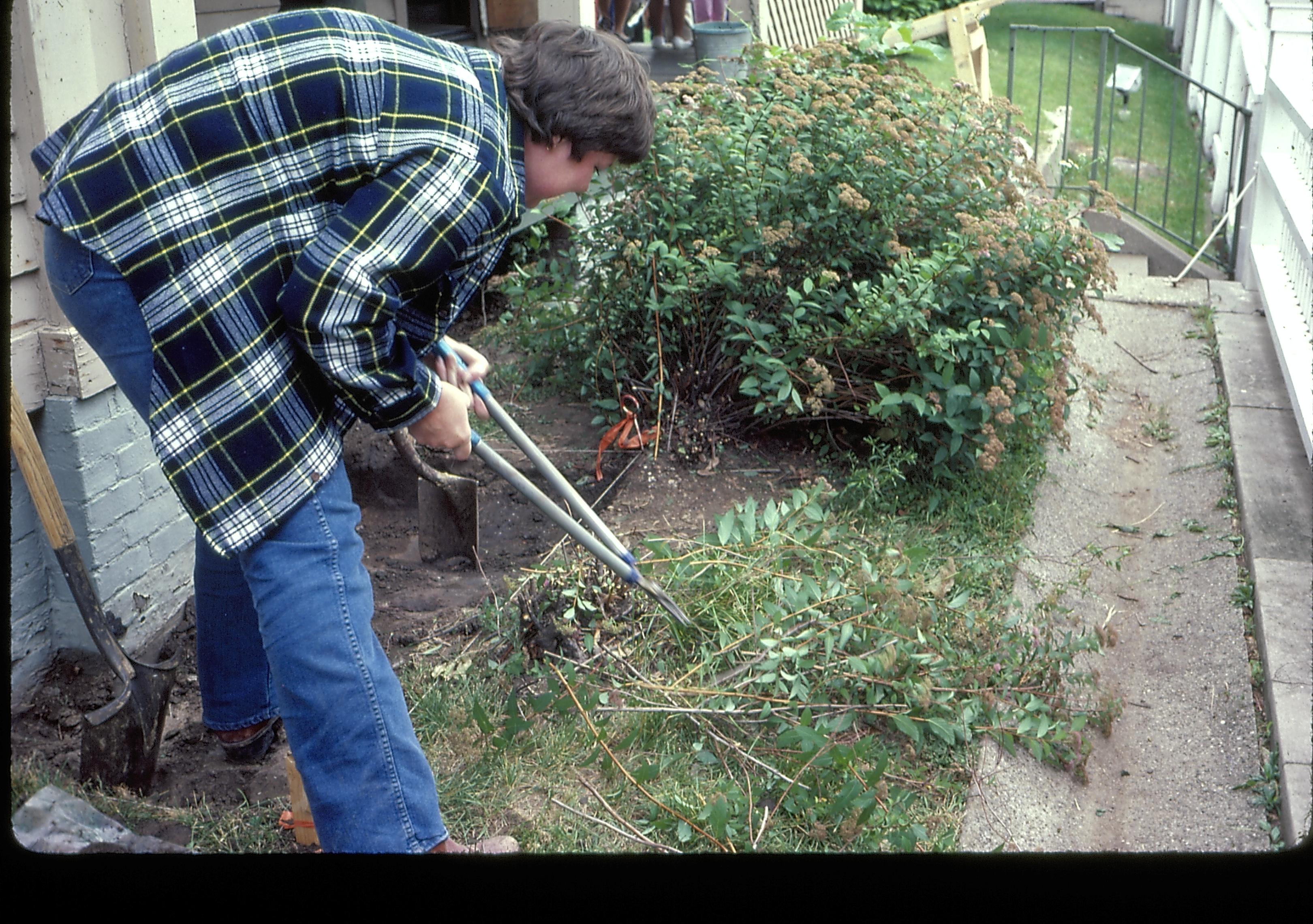 NA Pre restoration LIHO archaeology, slide sleeve(Frame #26) Lincoln, Home, archaeology