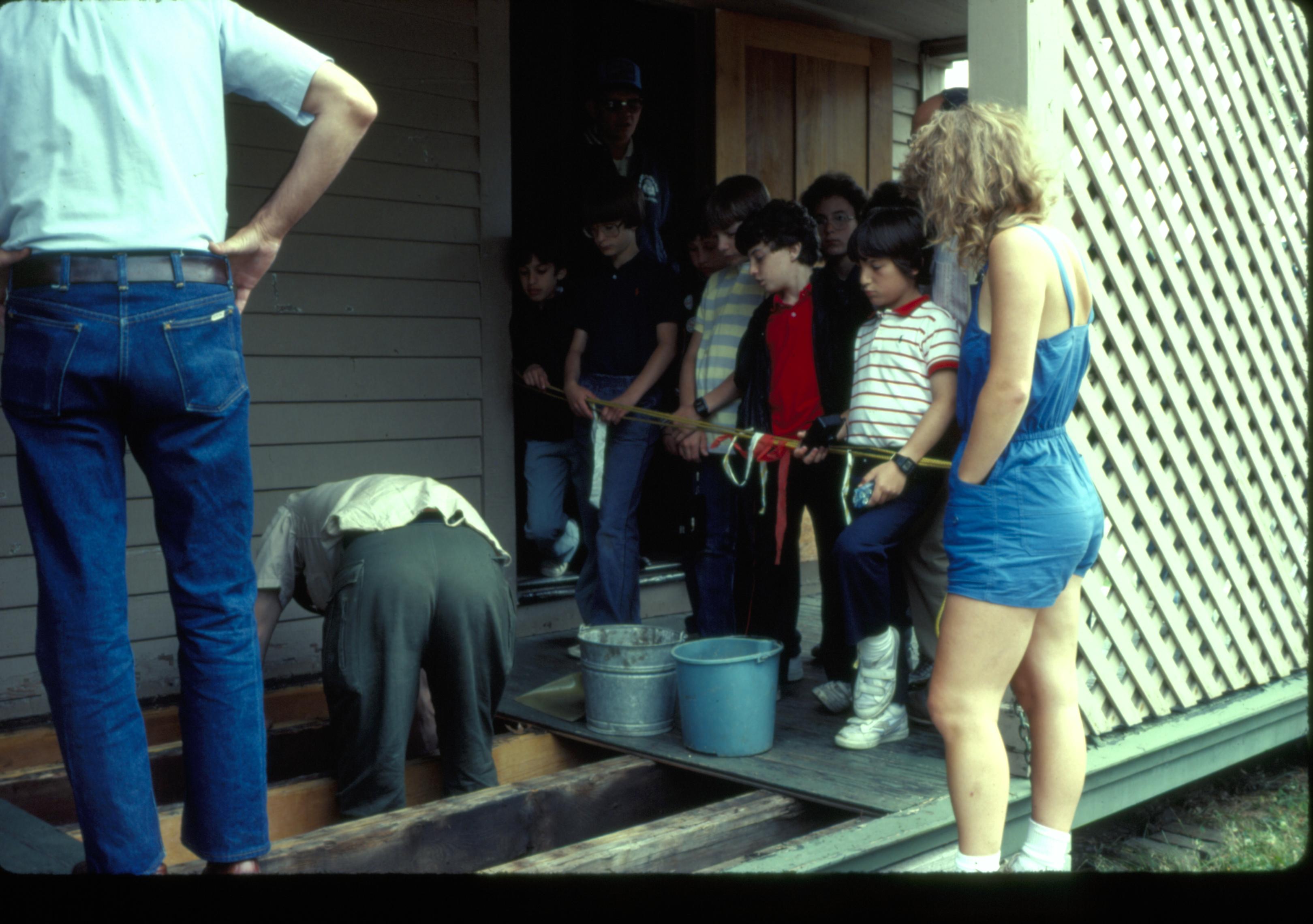 NA Pre restoration LIHO archaeology, slide sleeve(Frame #26) Lincoln, Home, archaeology