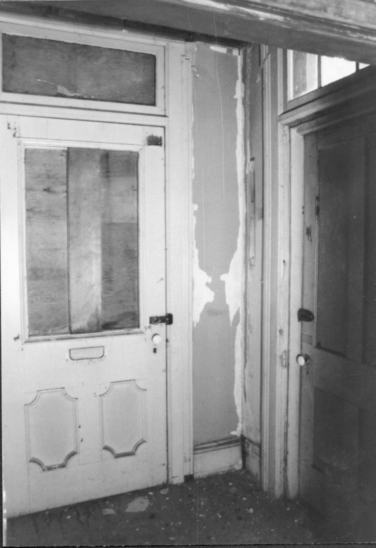 Dean House Lincoln Home NHS- Dean House pre-restoration, 12 Dean House, restoration