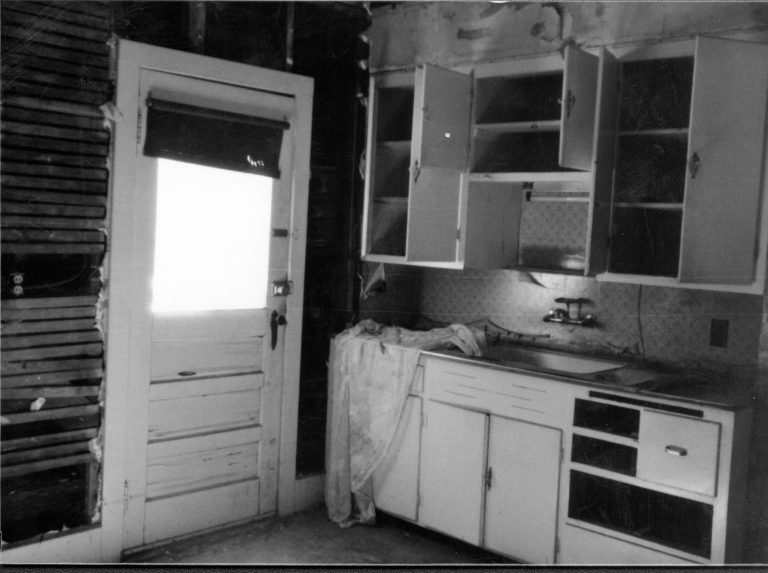 Dean House Lincoln Home NHS- Dean House pre-restoration, 13 Dean House, restoration