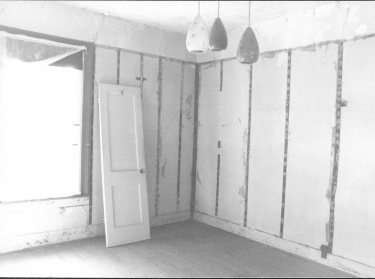 Dean House Lincoln Home NHS- Dean House pre-restoration, 17 Dean House, restoration