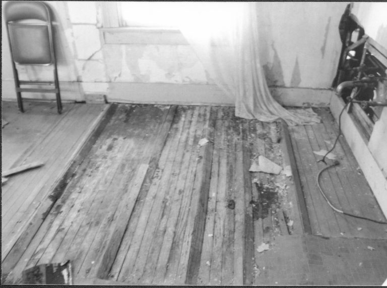 Dean House Lincoln Home NHS- Dean House pre-restoration, 23 Dean House, restoration