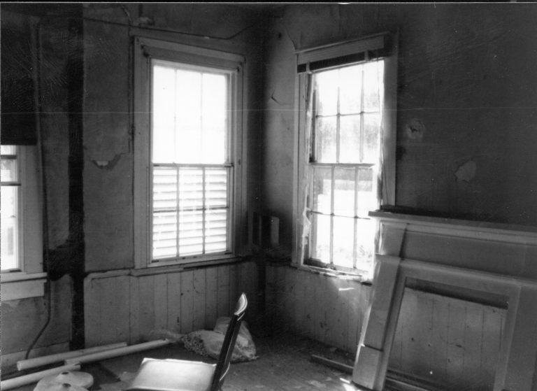 Dean House Lincoln Home NHS- Dean House pre-restoration, 4 Dean House, restoration