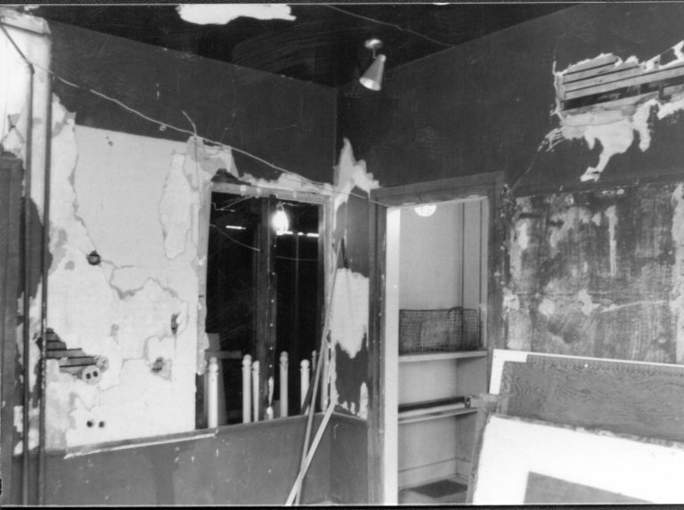 Dean House Lincoln Home NHS- Dean House pre-restoration, 6 Dean House, restoration