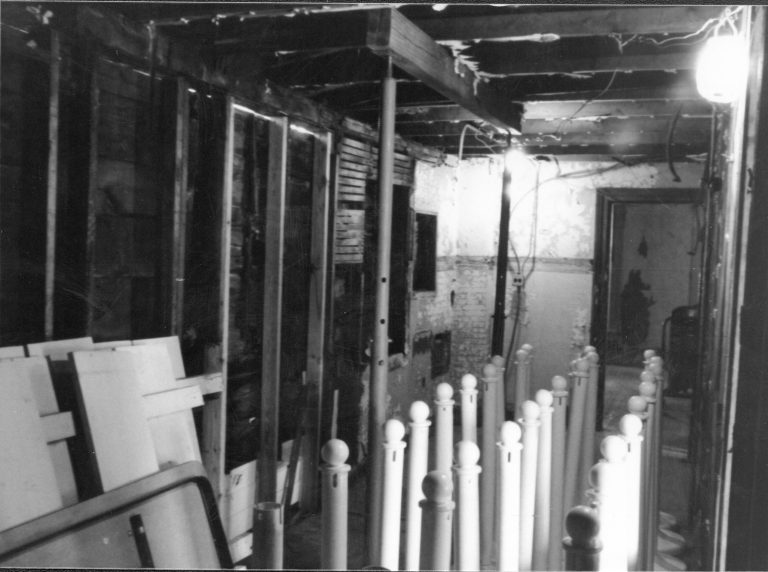 Dean House Lincoln Home NHS- Dean House pre-restoration, 8 Dean House, restoration