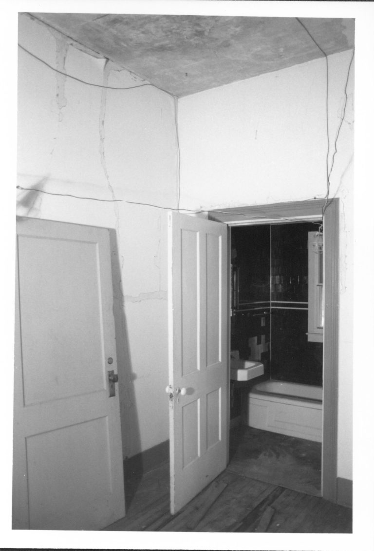 Dean House Lincoln Home NHS- Dean House structure study Dean House, structure, study