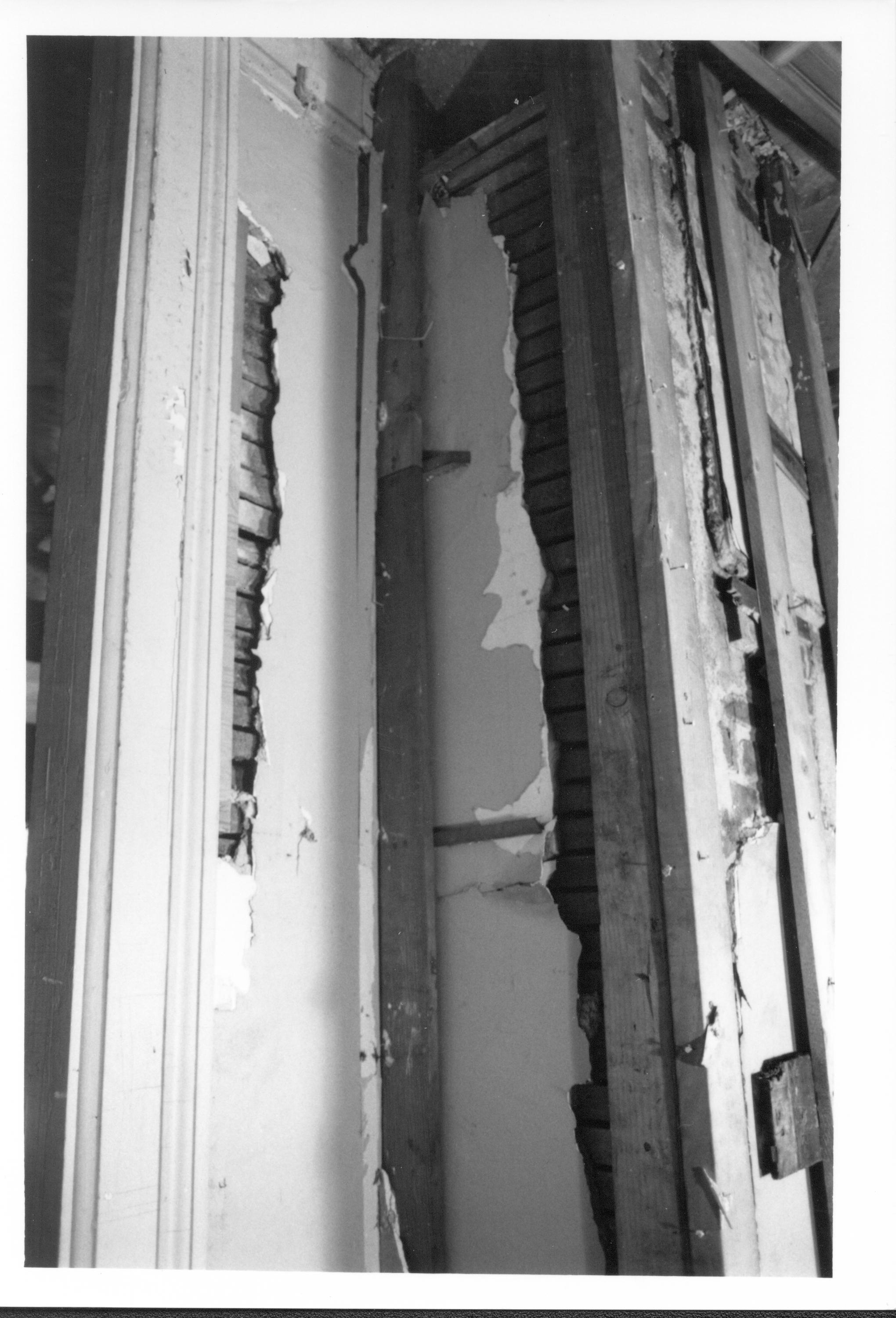 Dean House Lincoln Home NHS- Dean House structure study Dean House, structure, study