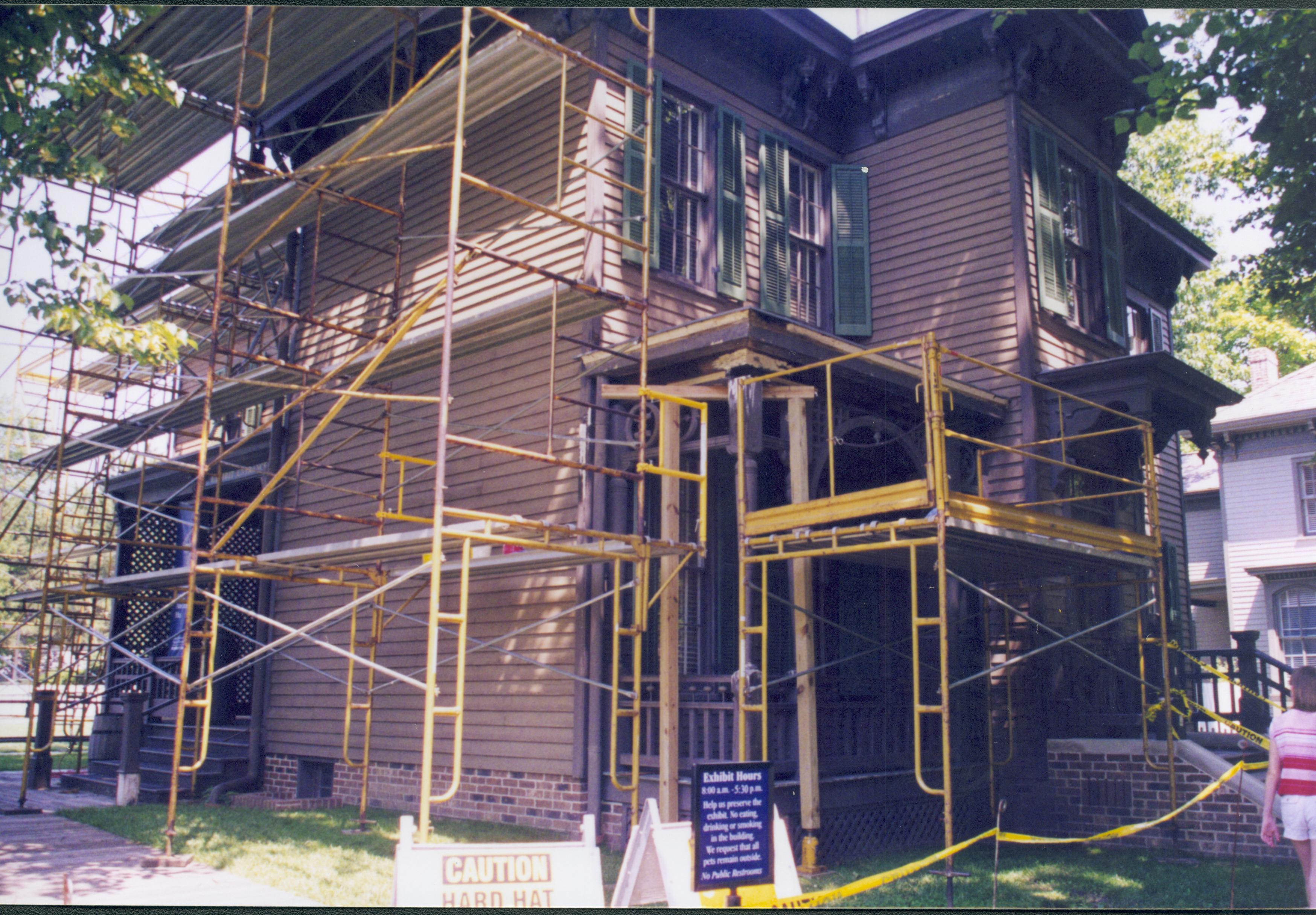 Dean House work Lincoln Home NHS- Dean House, HS-13, roll 2002-7 exp 21 Dean House, work